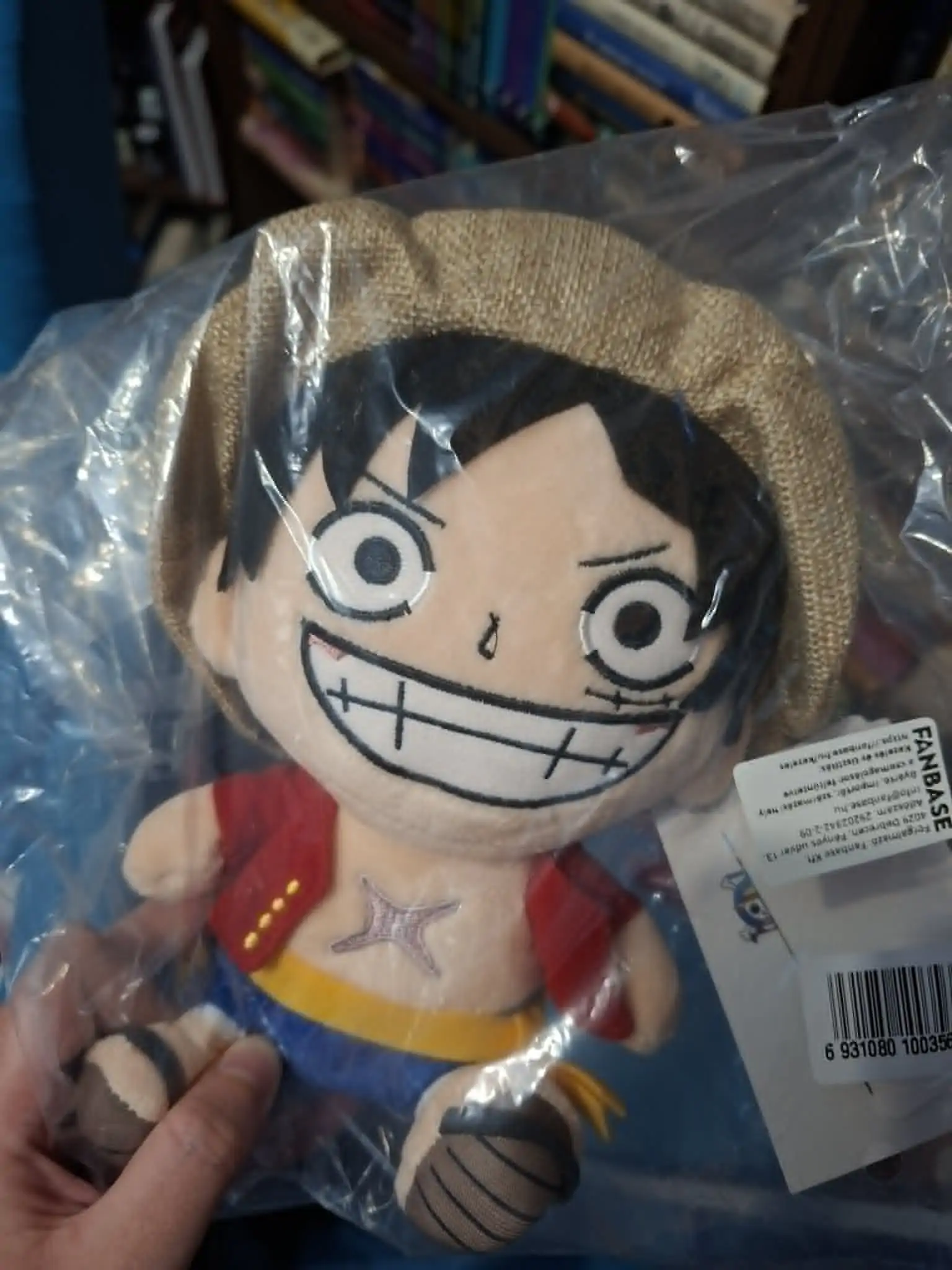 One Piece plišana figura Monkey D. Luffy Gear 5 New World Ver. 20 cm fotografija proizvoda