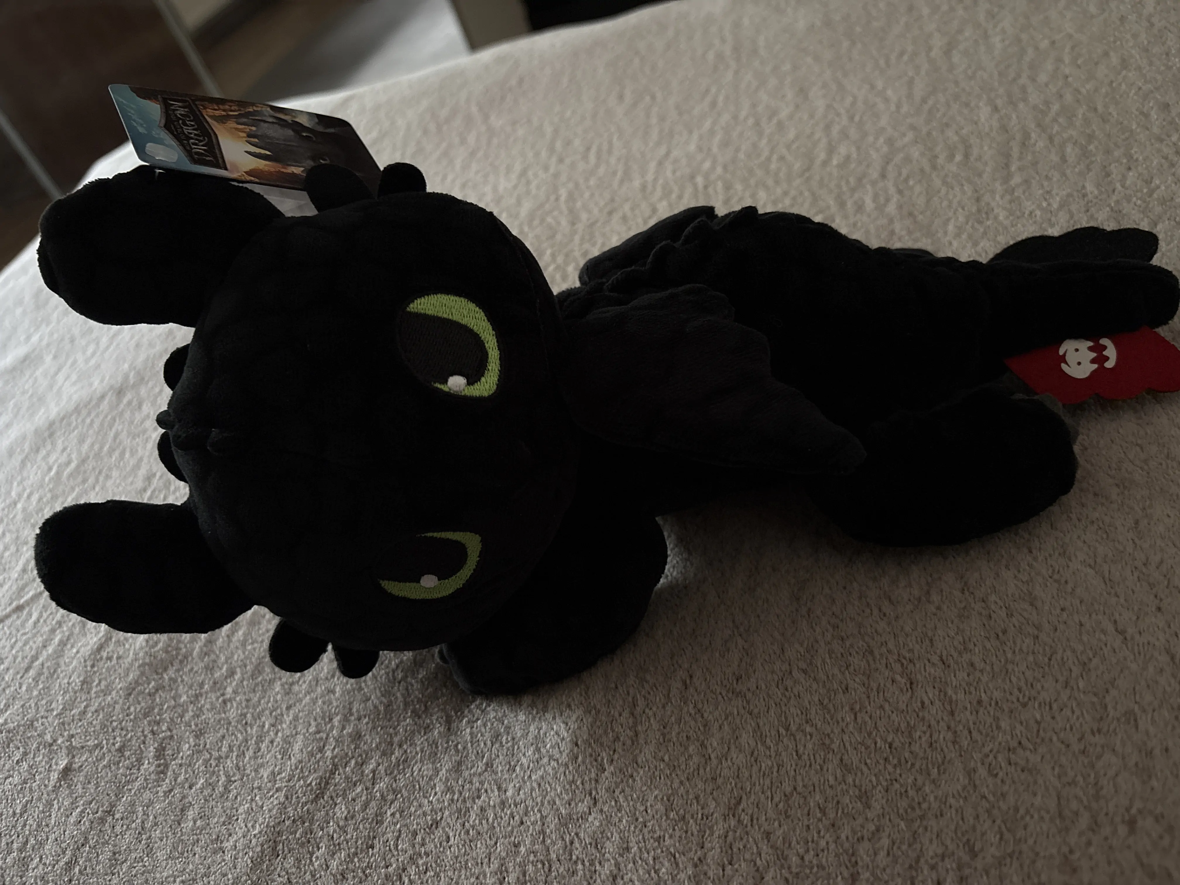 How to Train Your Dragon plišana figura Toothless ležeća verzija 30 cm fotografija proizvoda