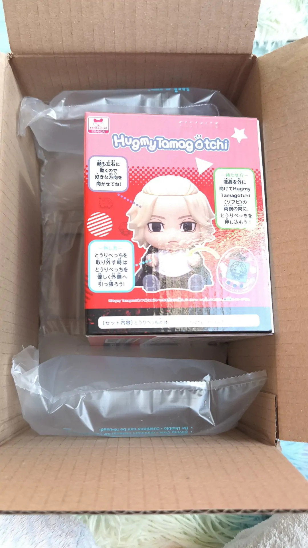 Tokyo Revengers Hugmy Tamagotchi + Manjiro Figurica za podršku fotografija proizvoda