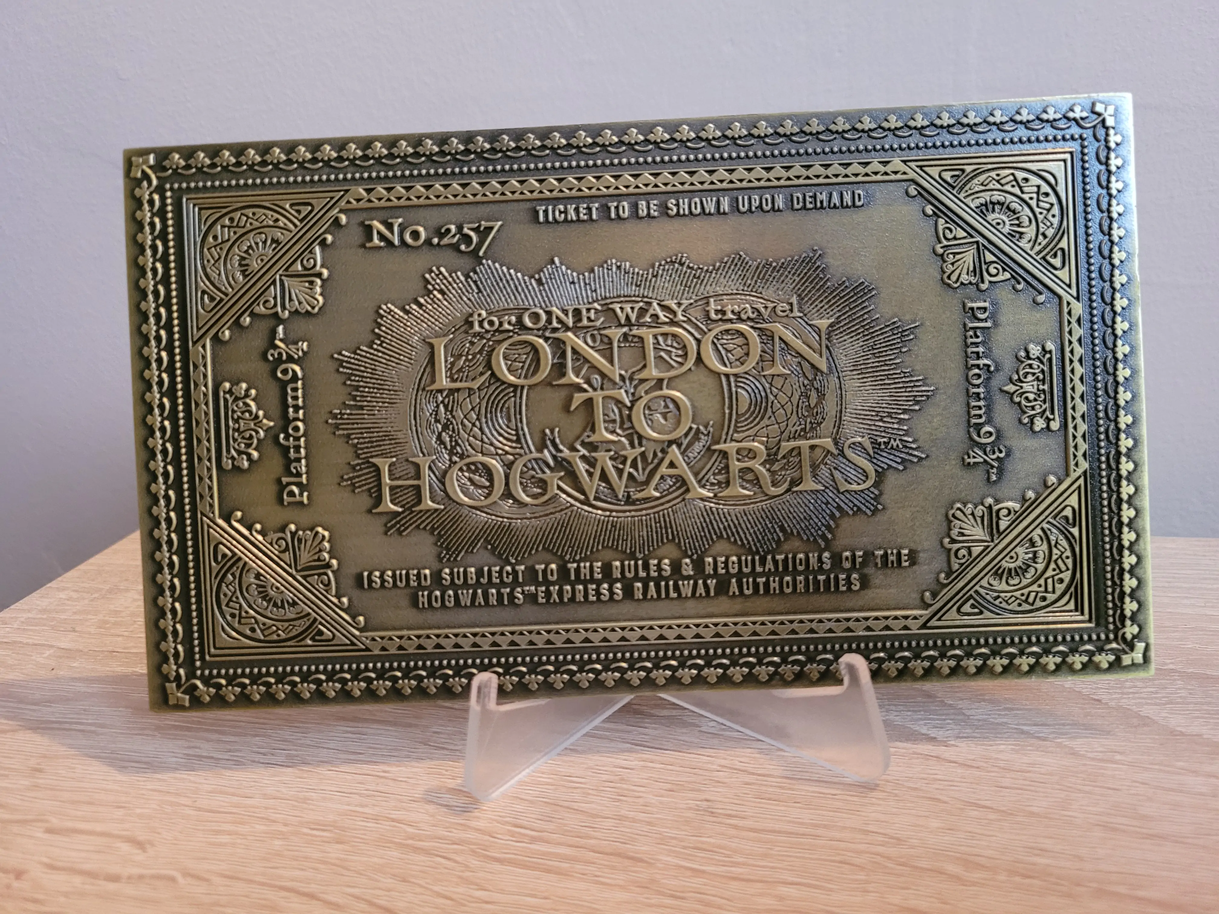 Harry Potter Replika Vozna karta za Hogwarts – Limited Edition fotografija proizvoda