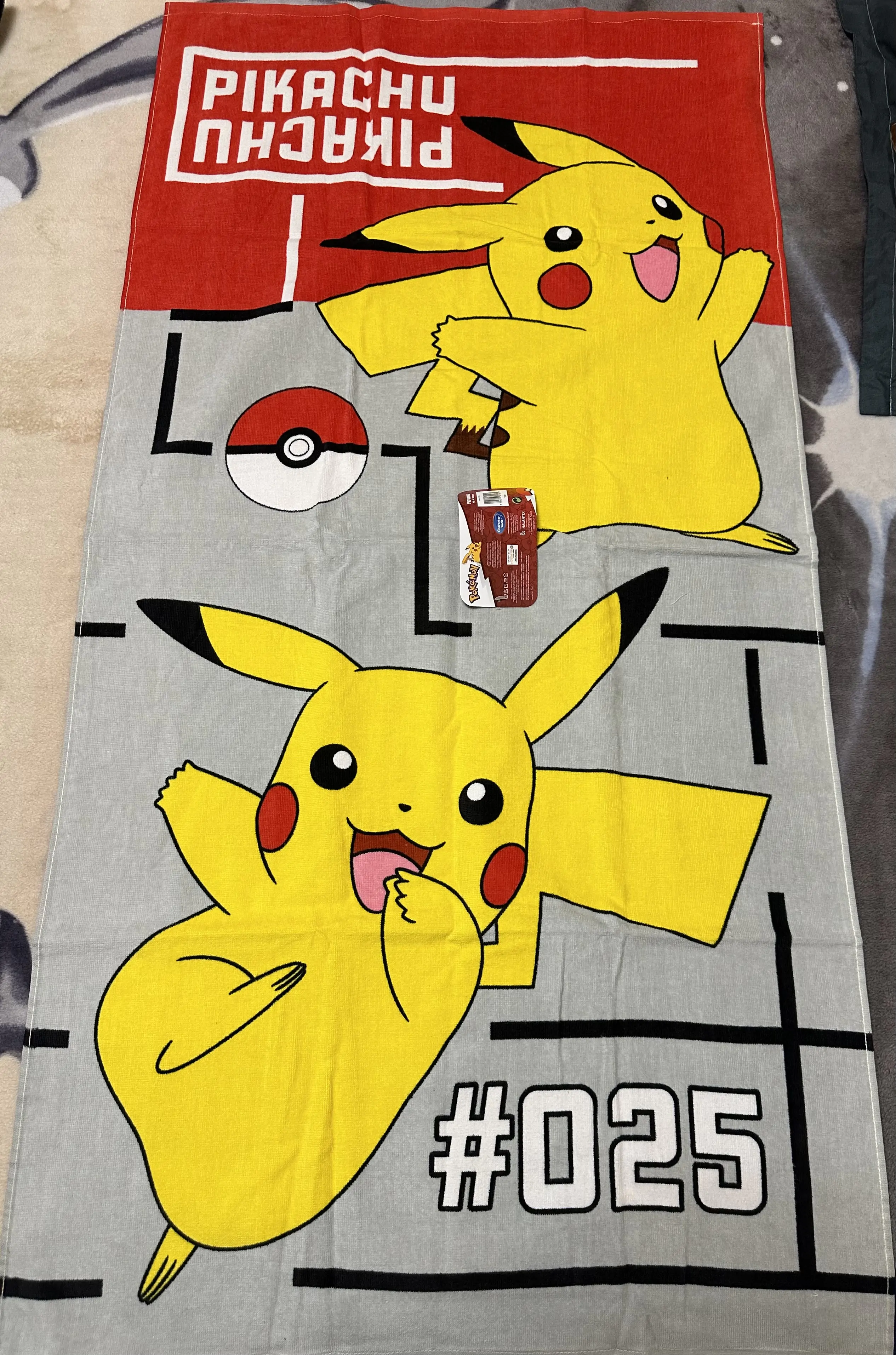 Pokemon Pikachu pamučni ručnik za plažu fotografija proizvoda