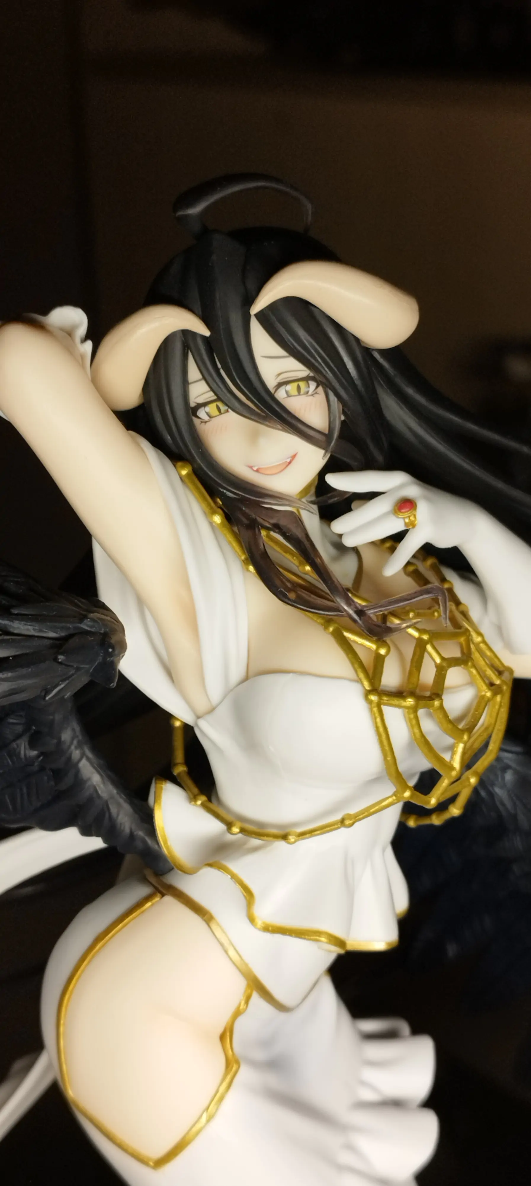 Overlord T-Bridge PVC Statua Albedo Pure White Devil Ver. 29 cm fotografija proizvoda