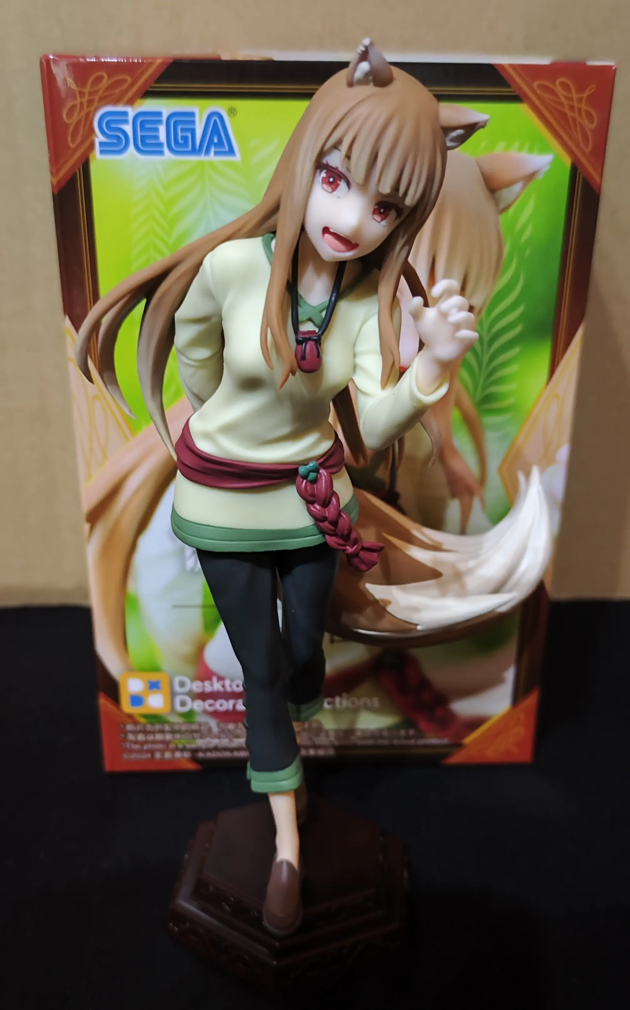 Spice and Wolf: Merchant meets the Wise Wolf PVC kipić za stol Desktop x Decorate Collections Holo 16 cm fotografija proizvoda