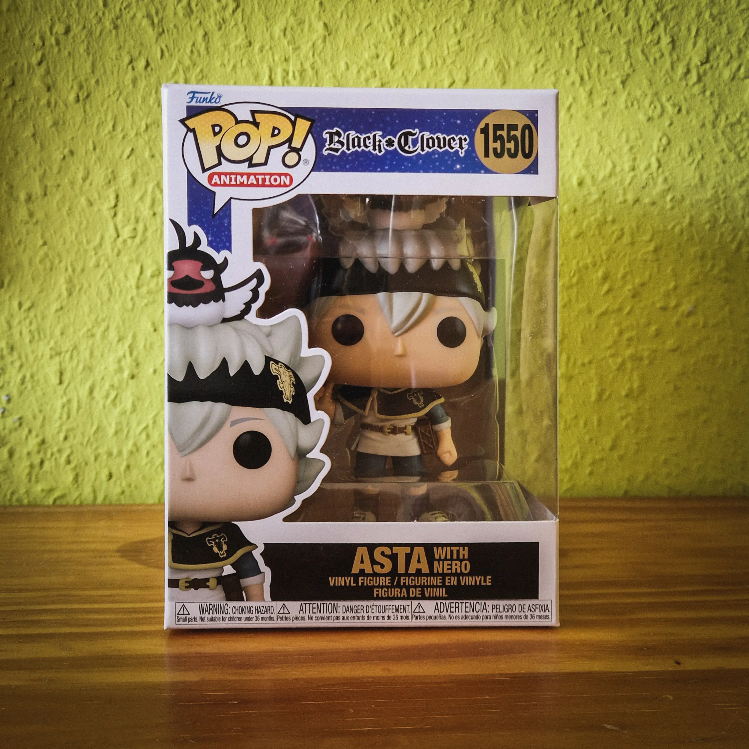 Black Clover POP! Animation Vinilna figura Asta s Nero 9 cm fotografija proizvoda