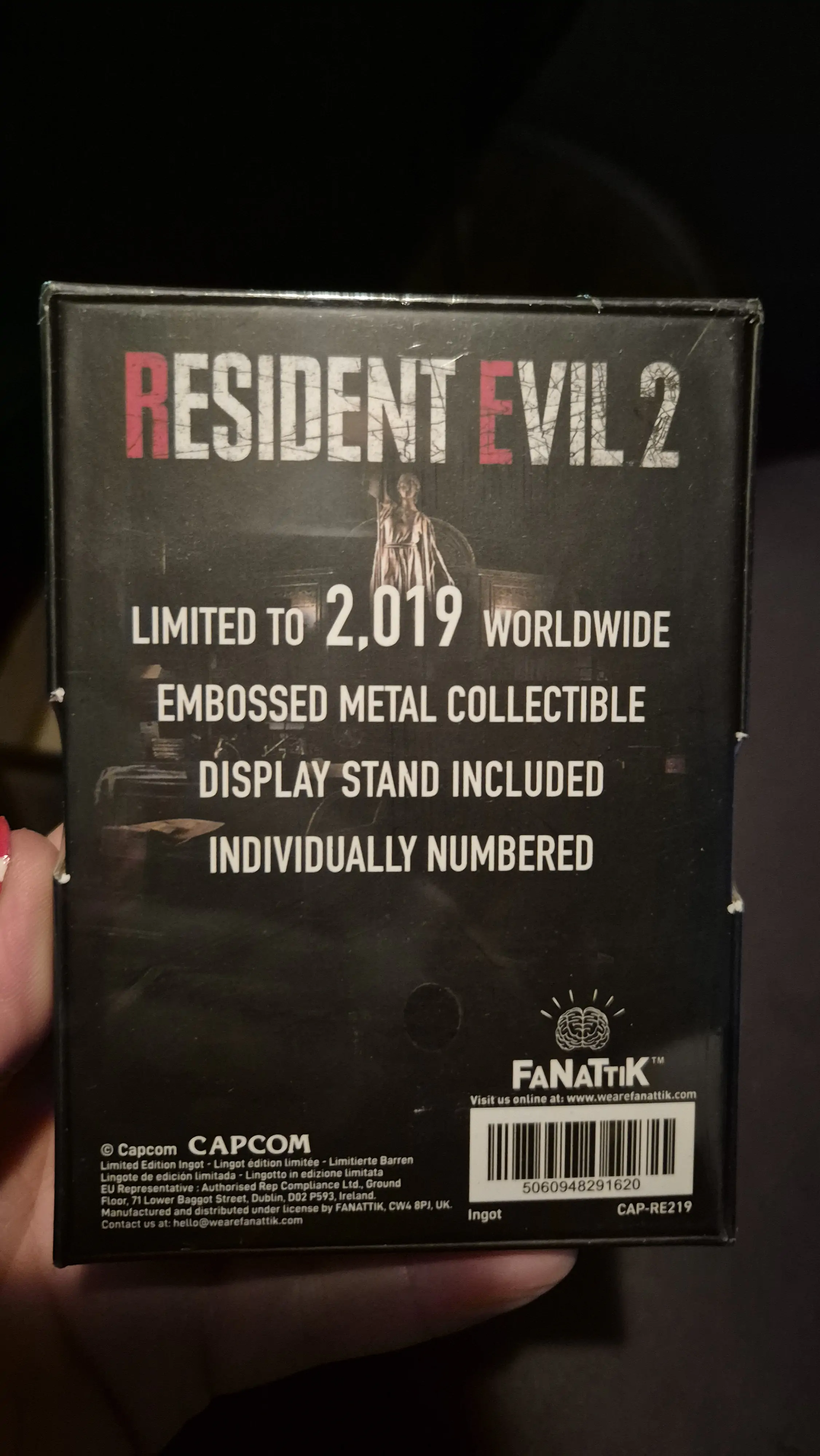 Resident Evil 2 Kolekcionarska poluga Leon S. Kennedy Limited Edition fotografija proizvoda