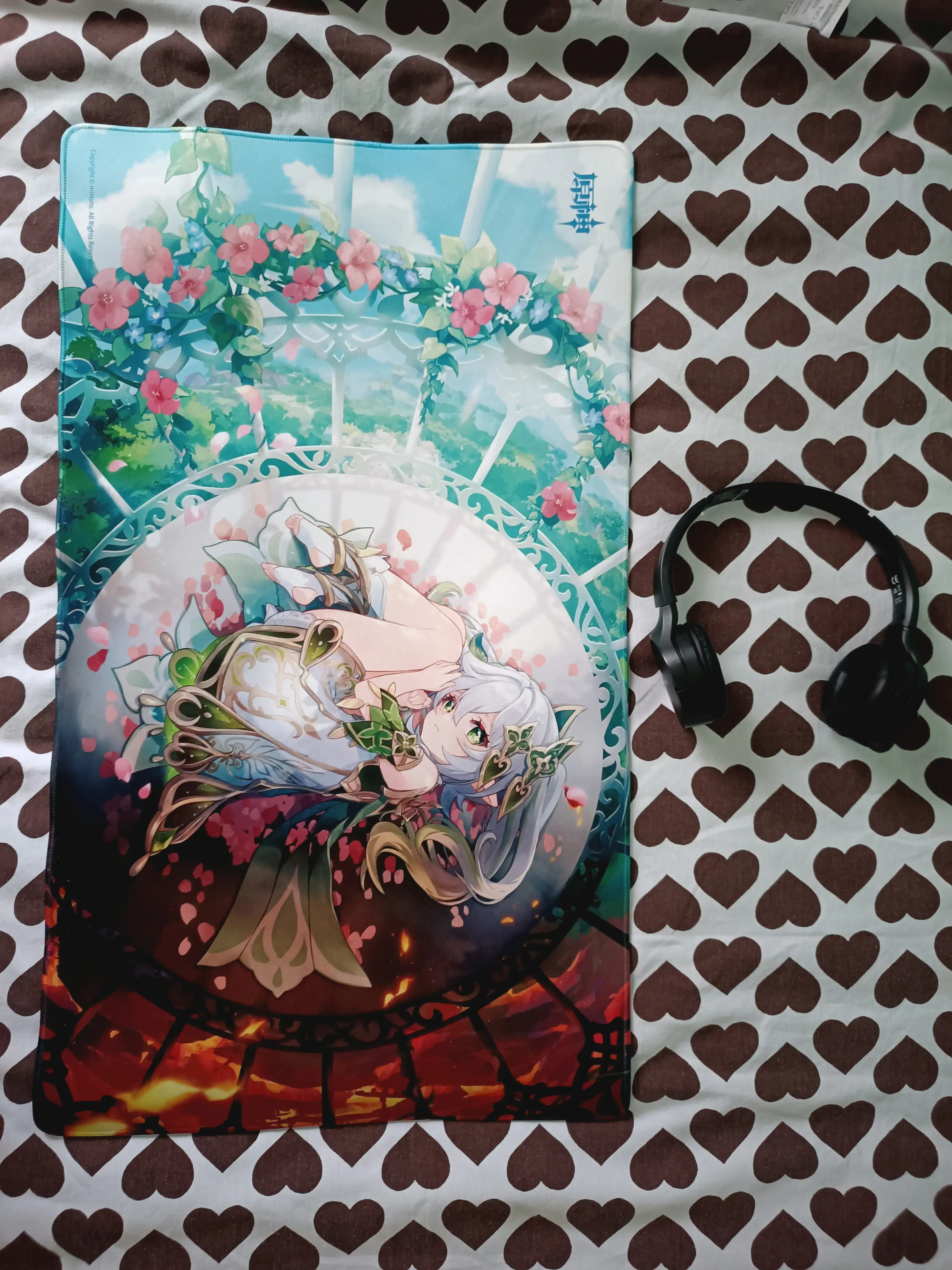 Genshin Impact podloga za miša Void Drumming, Fire Rising High 70 x 40 cm fotografija proizvoda