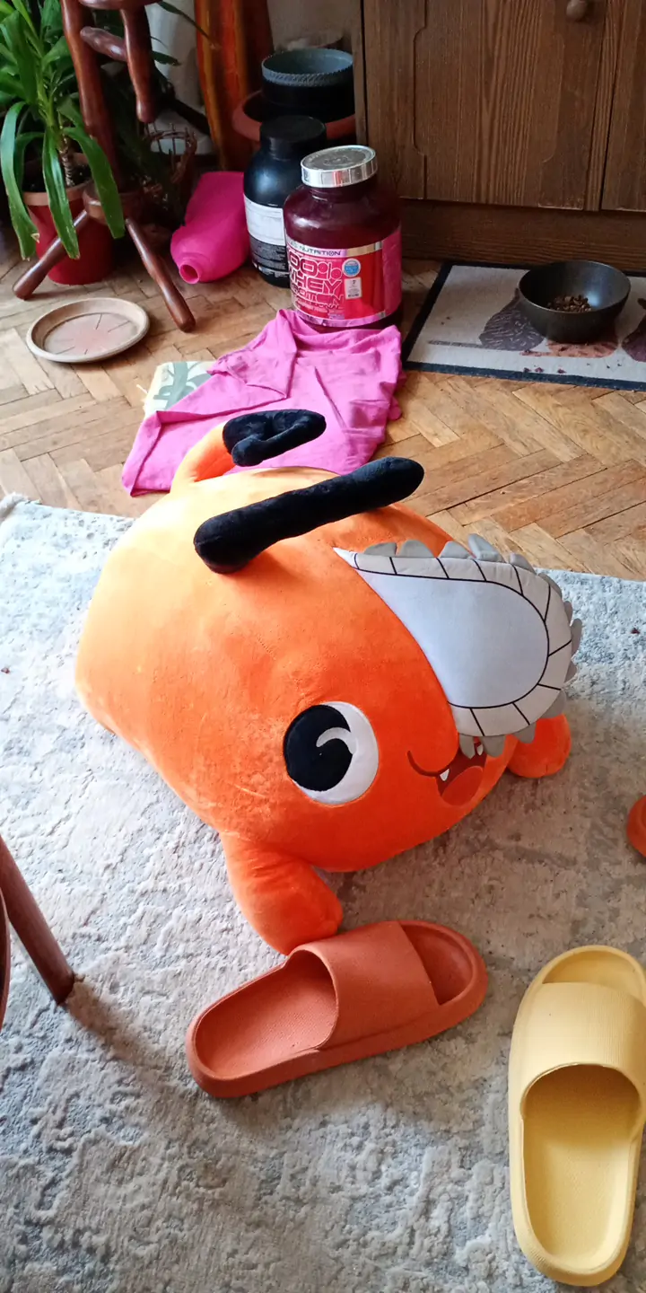 Chainsaw Man Plišana figura Pochita 50 cm fotografija proizvoda