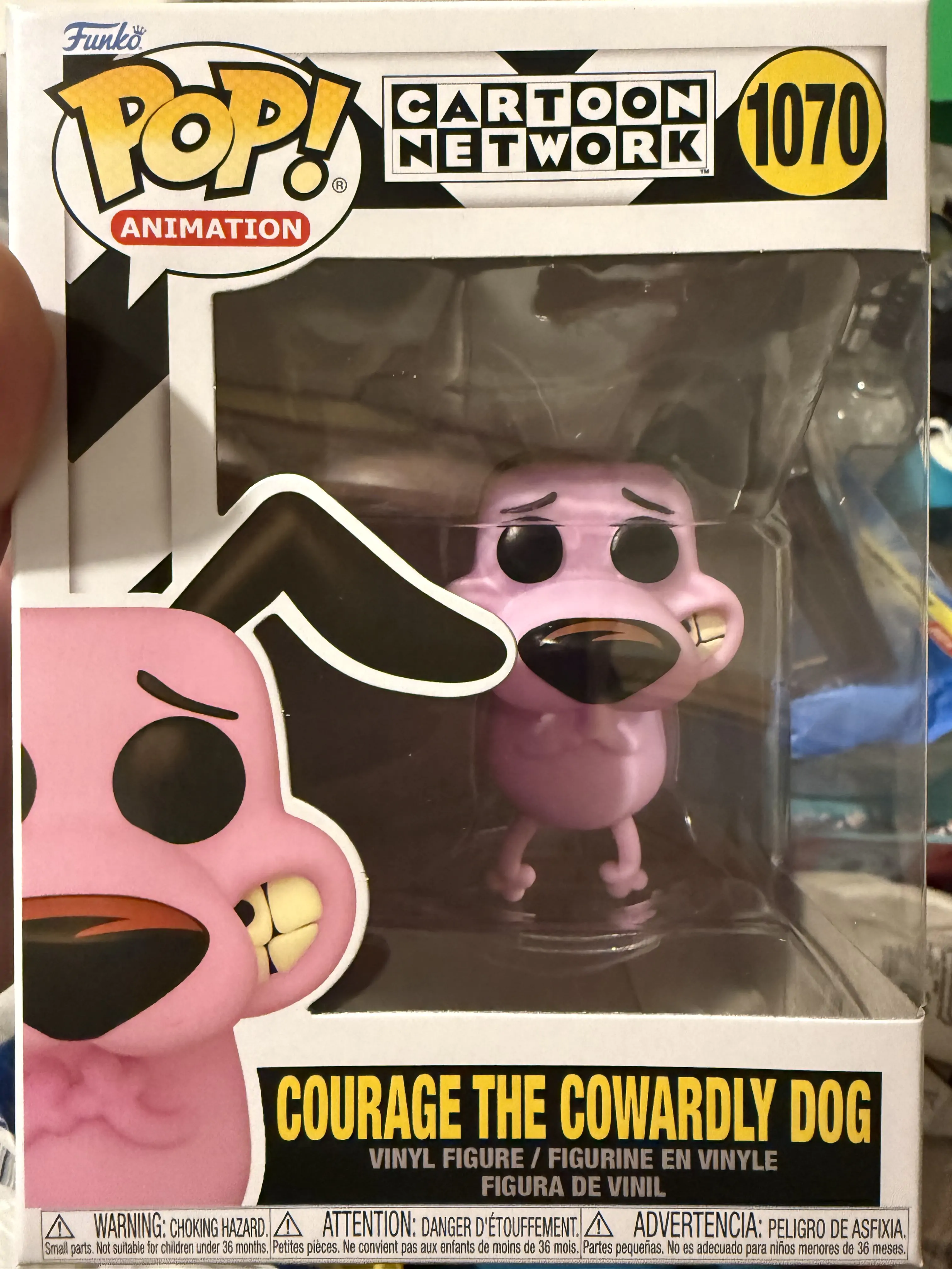 Courage the Cowardly Dog POP! Animation Vinilna Figura Courage 9 cm fotografija proizvoda