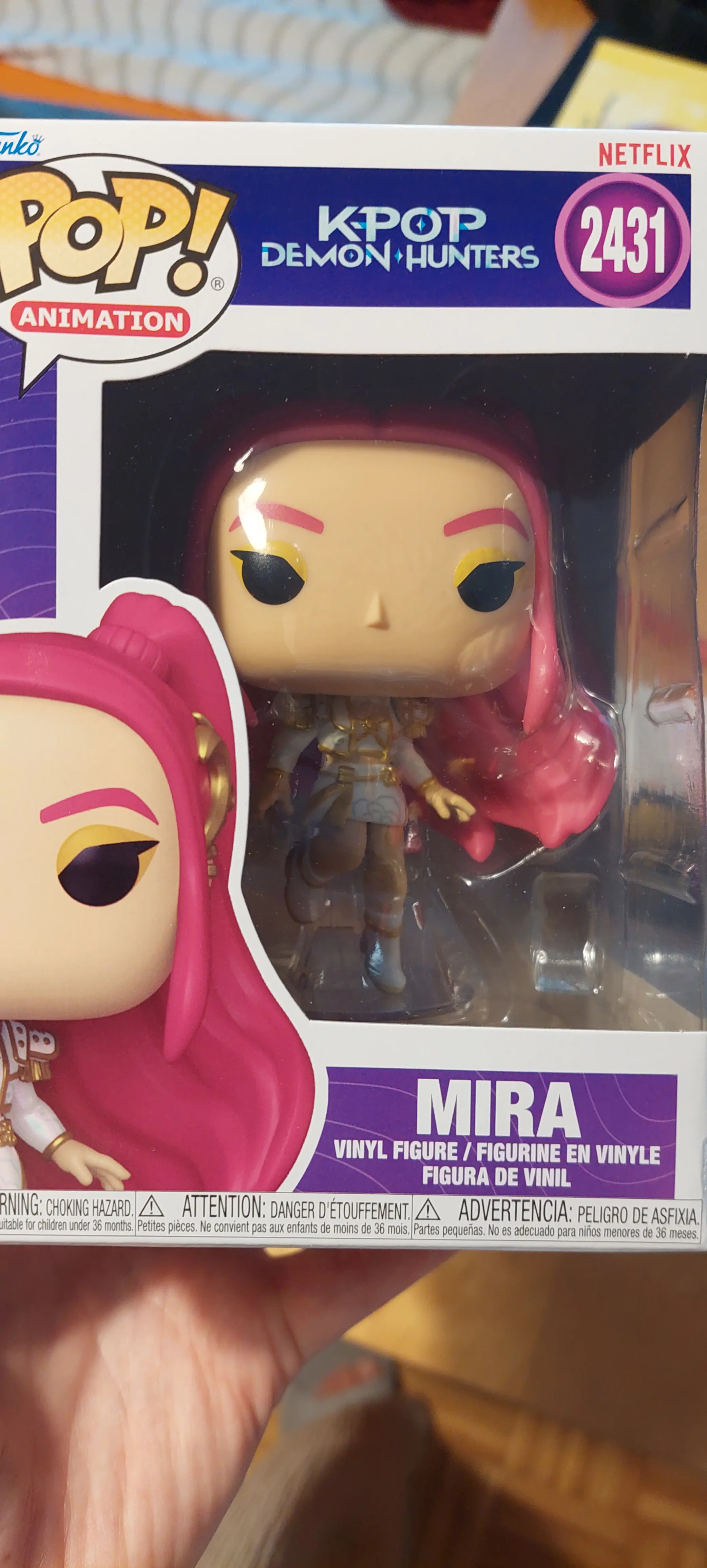 KPop Demon Hunters Funko POP! Animation vinilna figura Mira 9 cm fotografija proizvoda