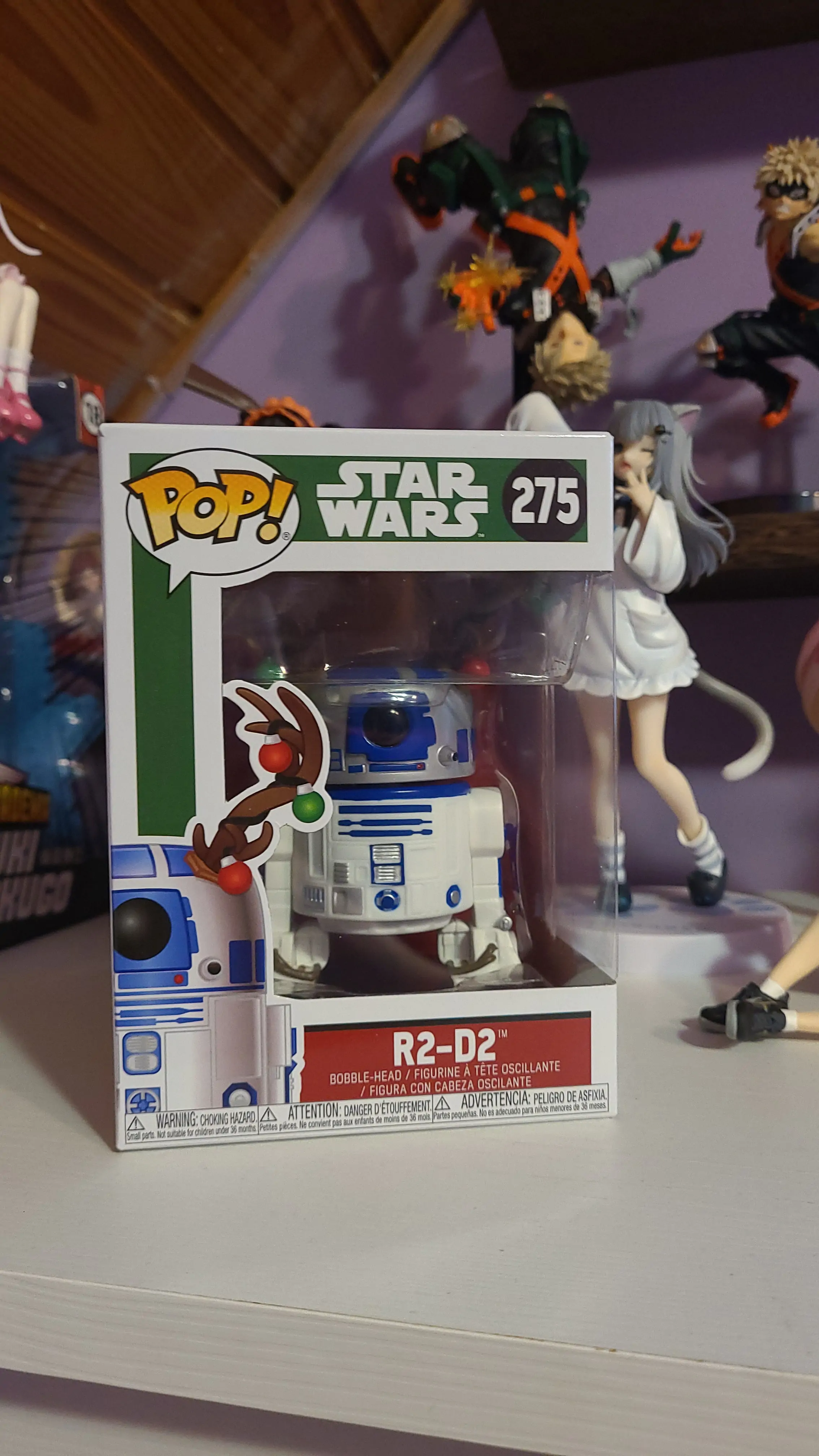 POP figurica Star Wars Holiday R2-D2 s rogovljem fotografija proizvoda