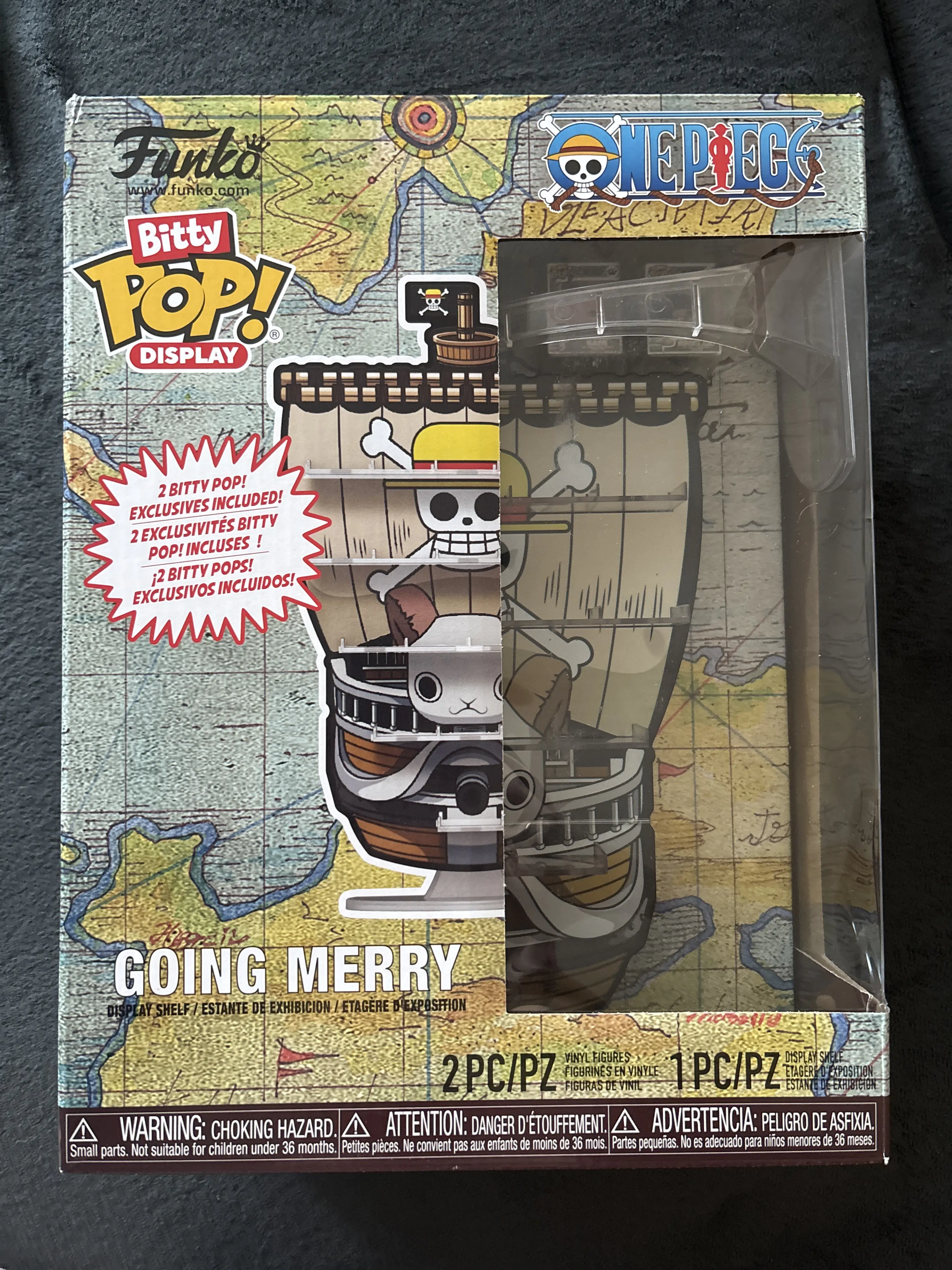 Display Bitty Funko POP stalak One Piece Going Merry fotografija proizvoda