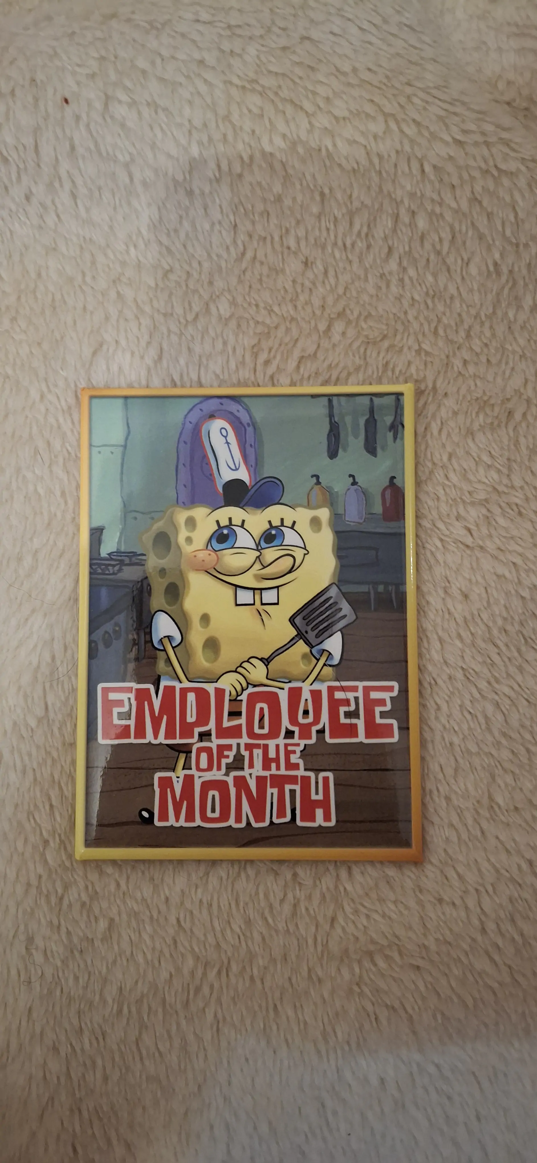 SPONGEBOB SQUAREPANTS Employee of the Month Magnet - Magnet 