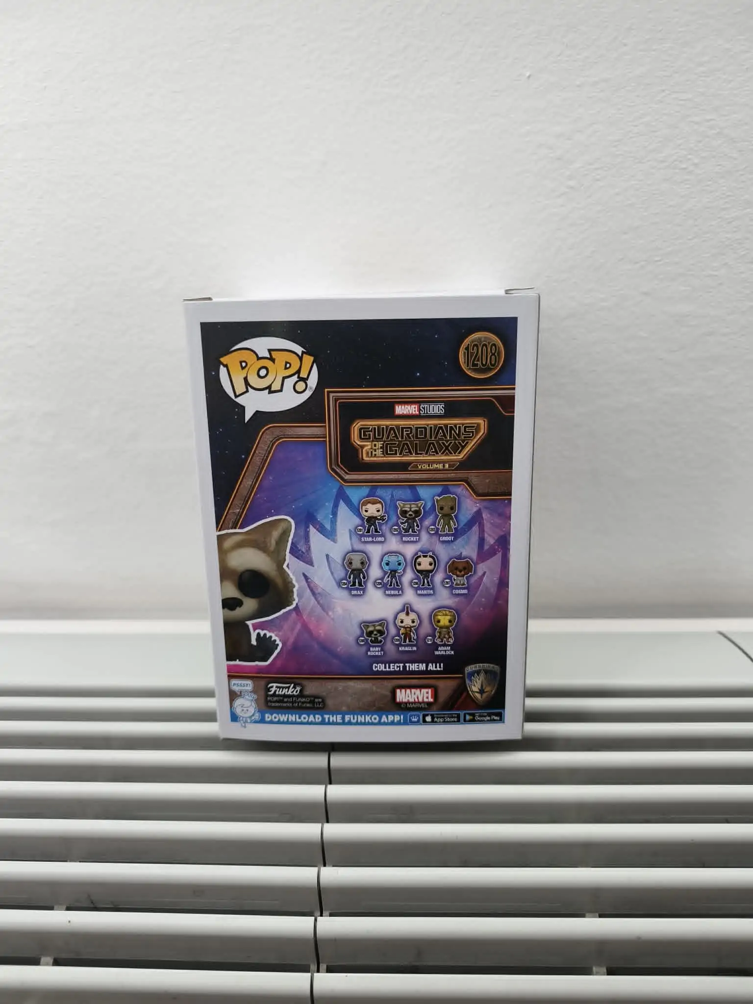Guardians of the Galaxy Vol. 3 POP! Vinilna Figura Baby Rocket 9 cm fotografija proizvoda