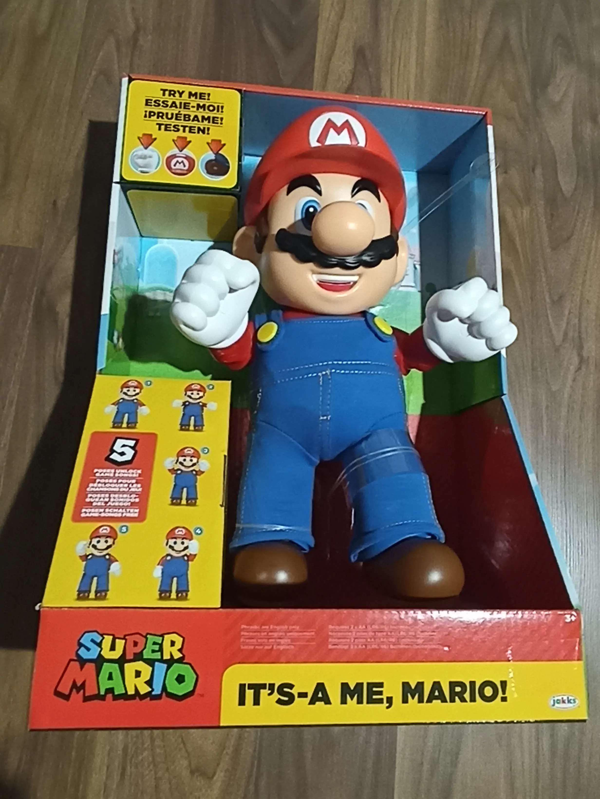 World of Nintendo Govoreća akcijska figura It's-A Me! Mario 30 cm fotografija proizvoda