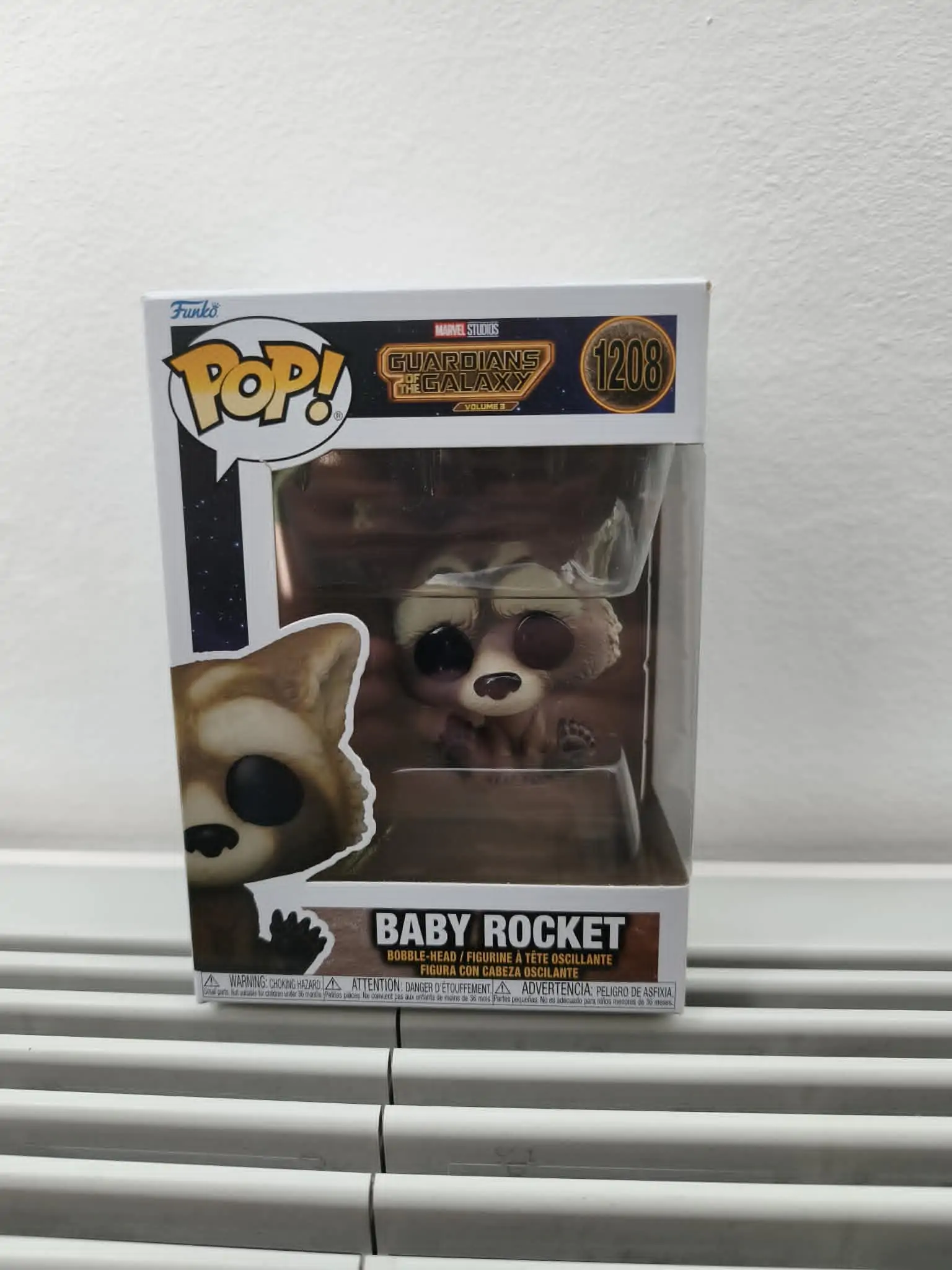 Guardians of the Galaxy Vol. 3 POP! Vinilna Figura Baby Rocket 9 cm fotografija proizvoda