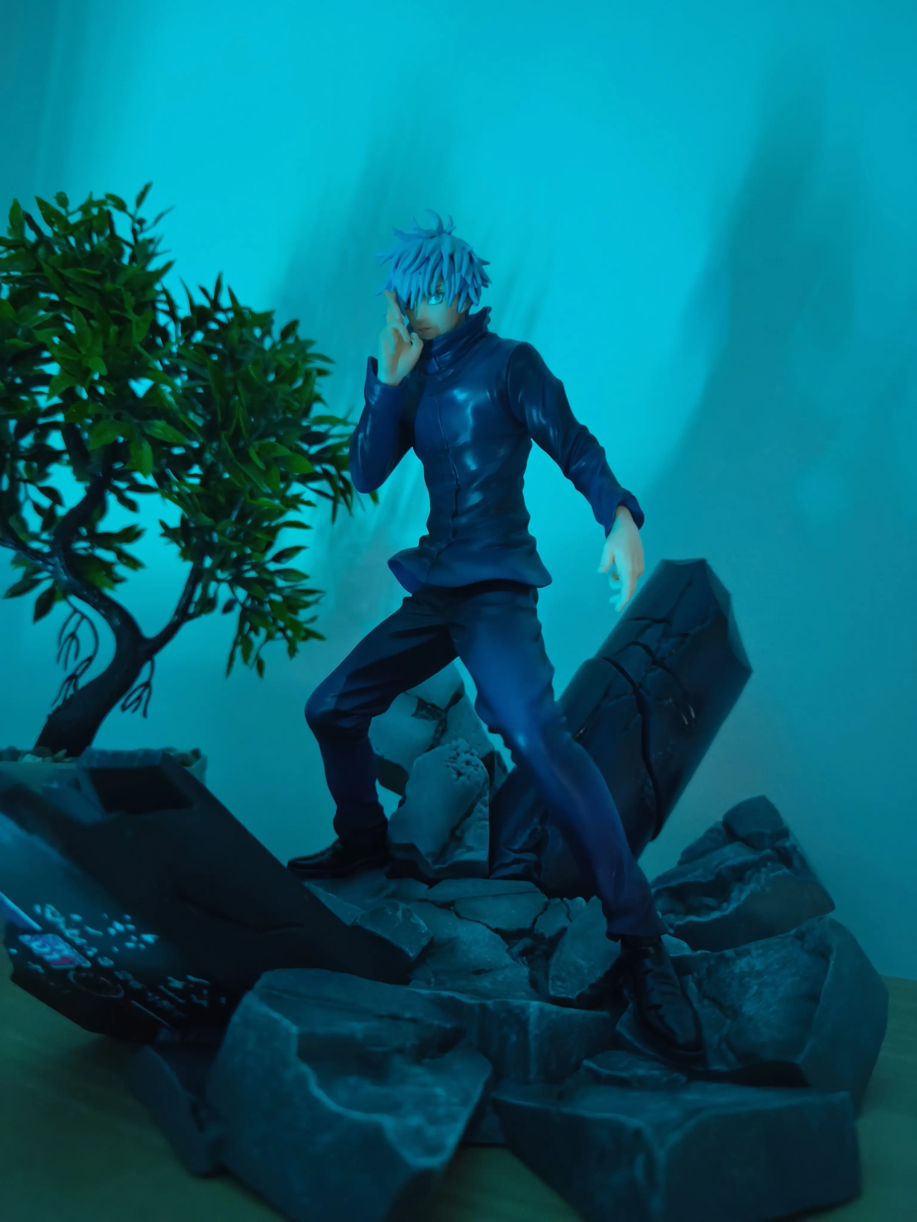 Jujutsu Kaisen Figurizm Luminasta PVC statua Shibuya Incident Satoru Gojo Unlimited Void 21 cm fotografija proizvoda