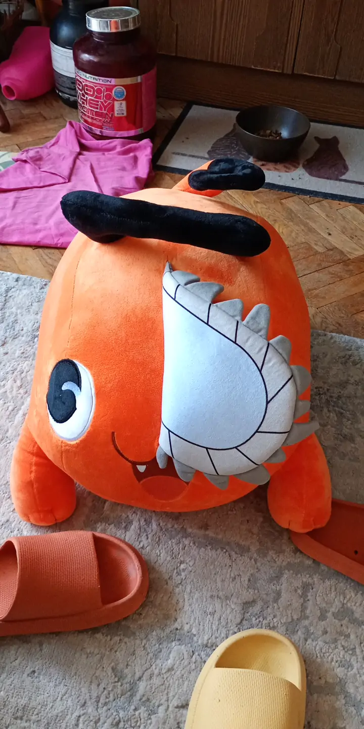 Chainsaw Man Plišana figura Pochita 50 cm fotografija proizvoda