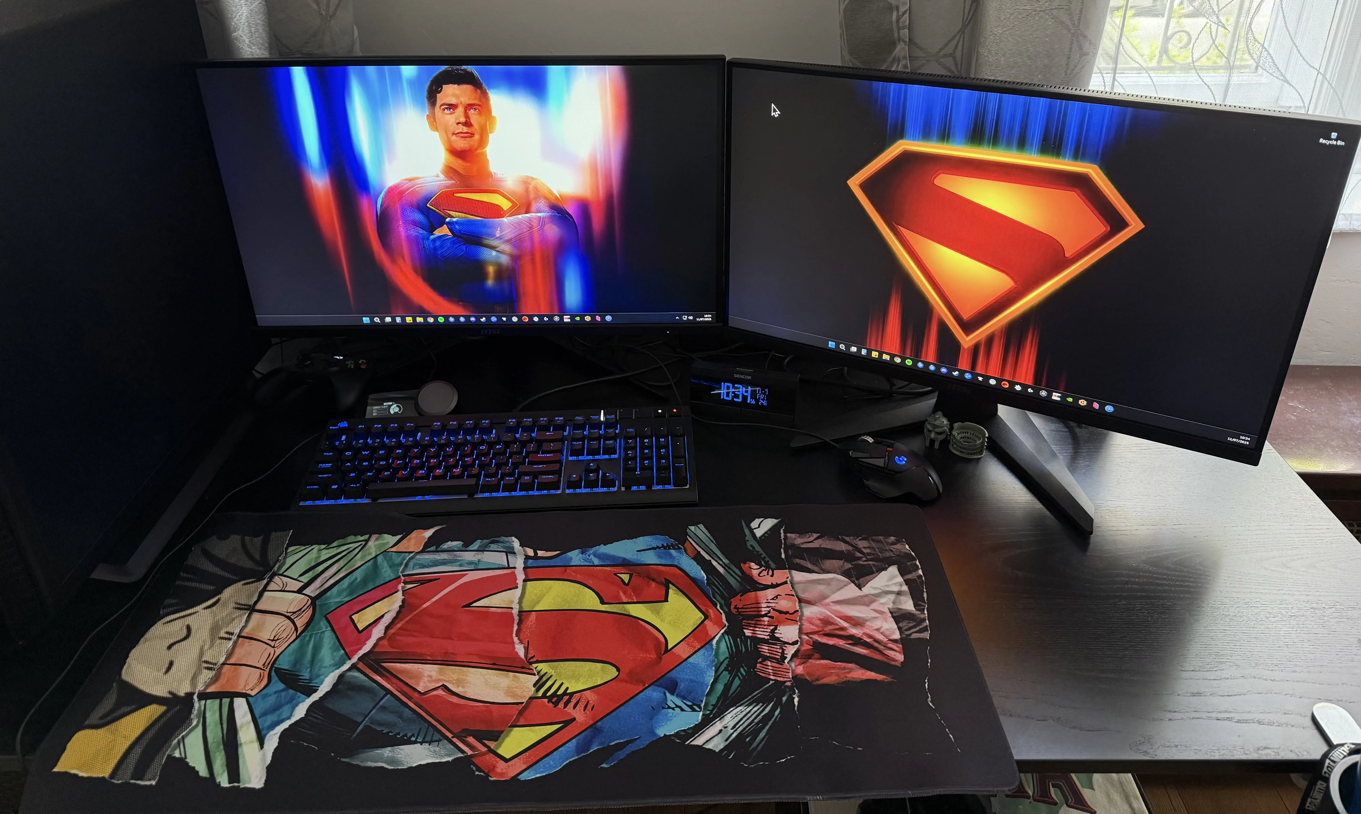 Superman podloga za stol fotografija proizvoda