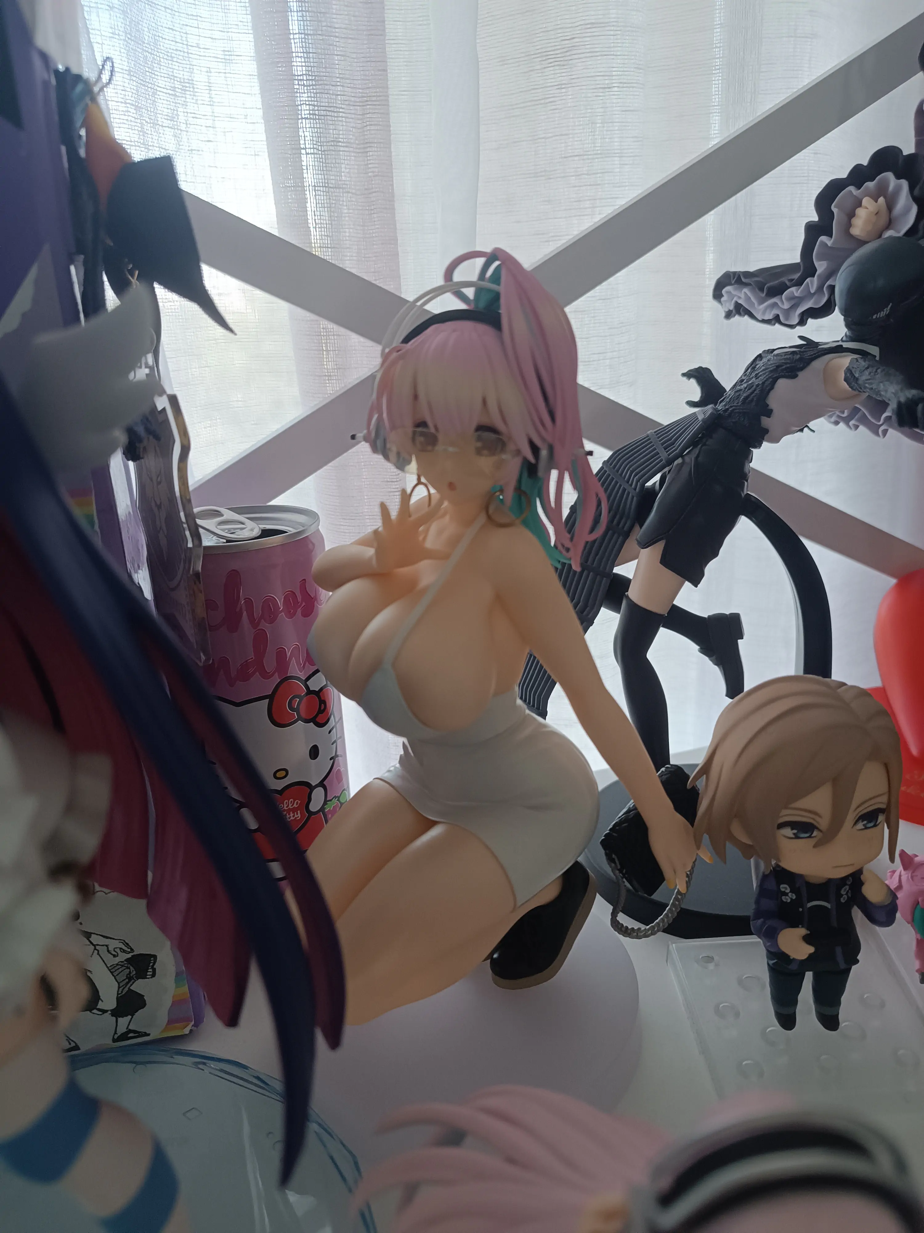 Super Sonico Pop Up Parade PVC Statua Super Sonico: 15th Mini Dress Ver. L veličine 20 cm fotografija proizvoda