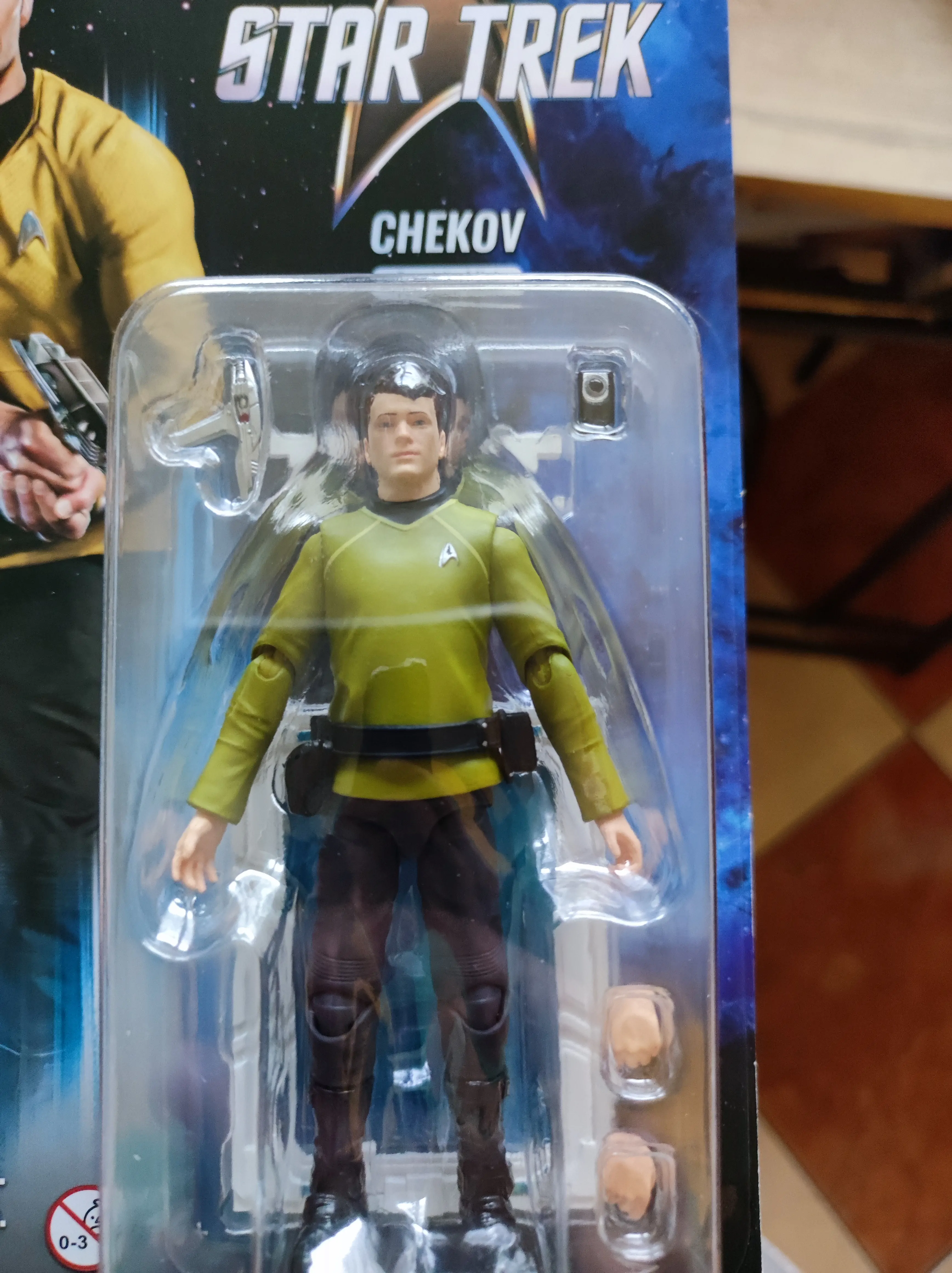 Star Trek Exquisite Mini akcijska figura 1/18 Star Trek 2009 Chekov 10 cm fotografija proizvoda