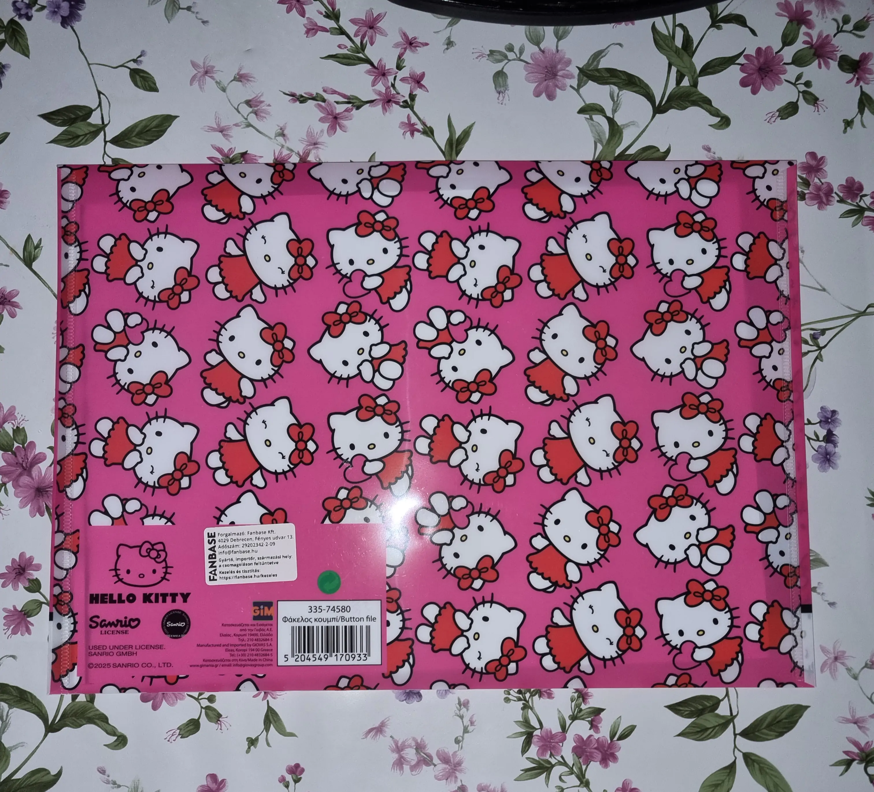 Hello Kitty Sweetheart A4 mapa za dokumente fotografija proizvoda