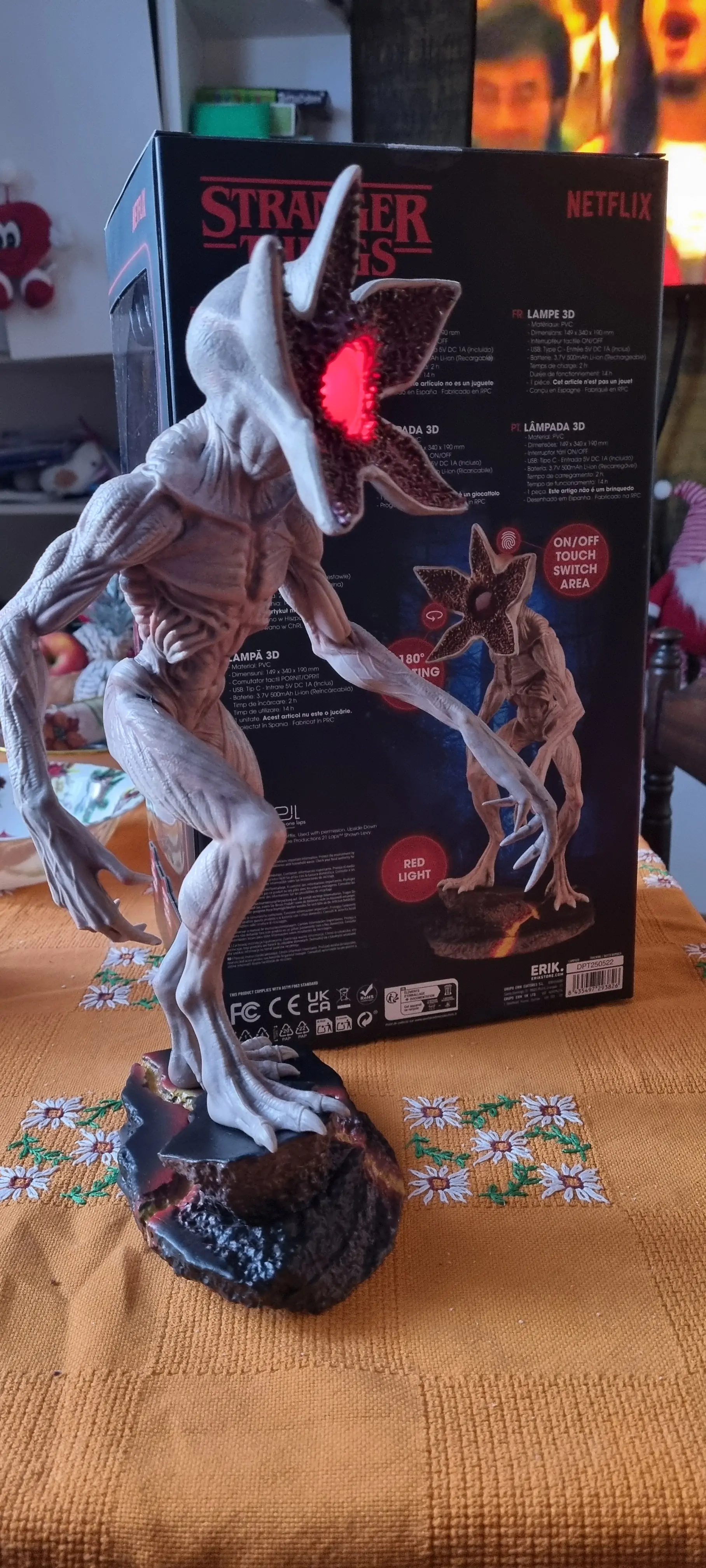 Stranger Things Demogorgon lampa fotografija proizvoda