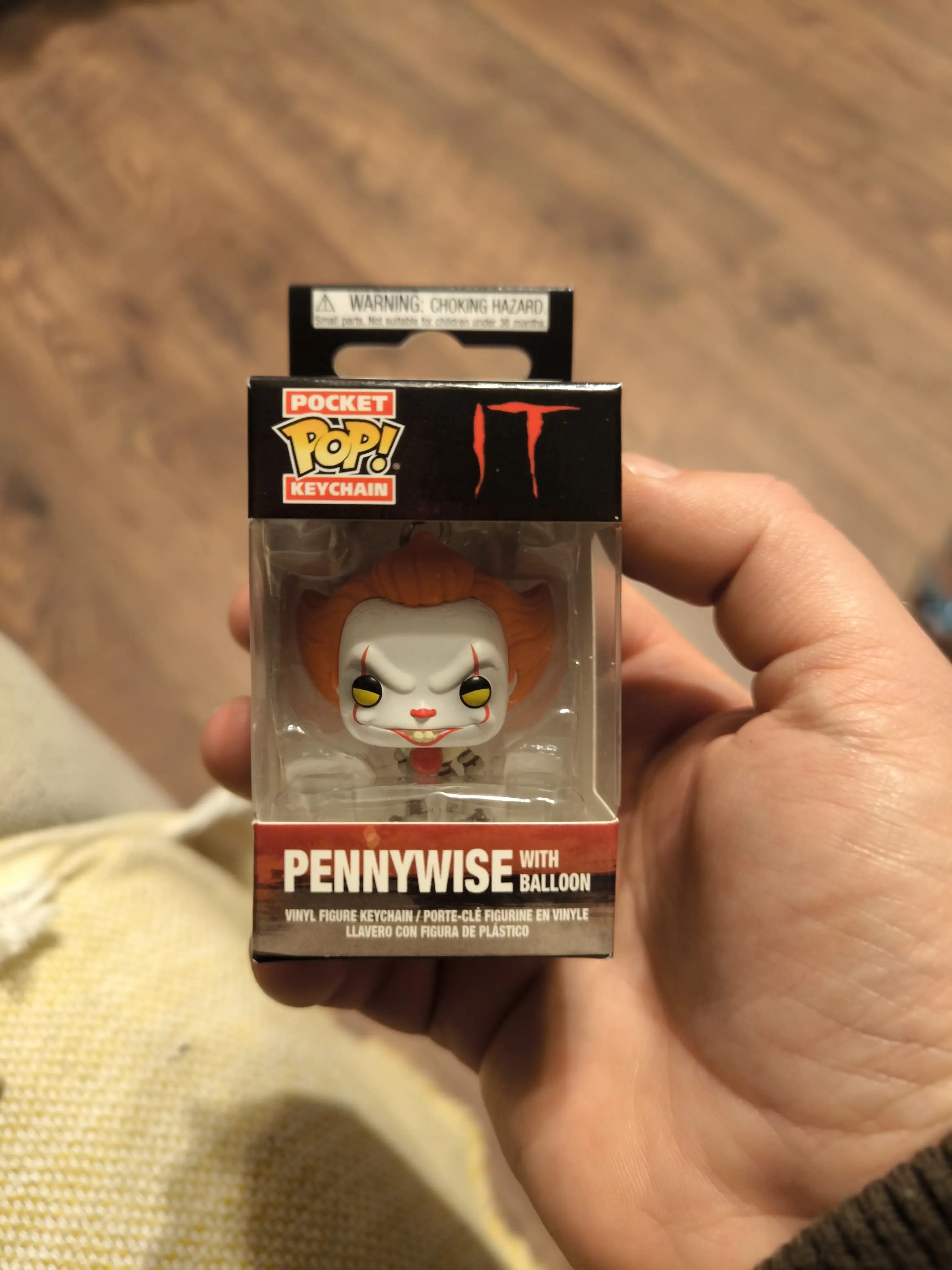 Stephen King's It 2017 Pocket POP! Vinilni privjesak za ključeve Pennywise s balonom 4 cm fotografija proizvoda