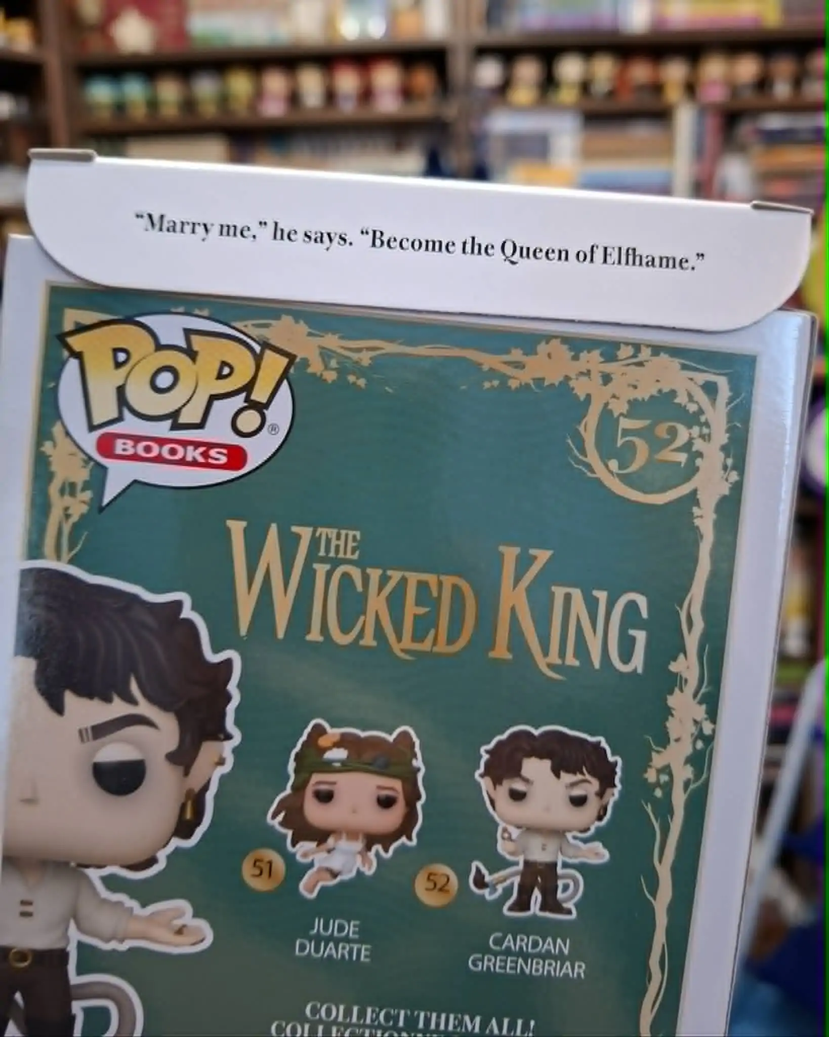 Funko POP figura The Folk of the Air The Wicked King Cardan Greenbriar fotografija proizvoda