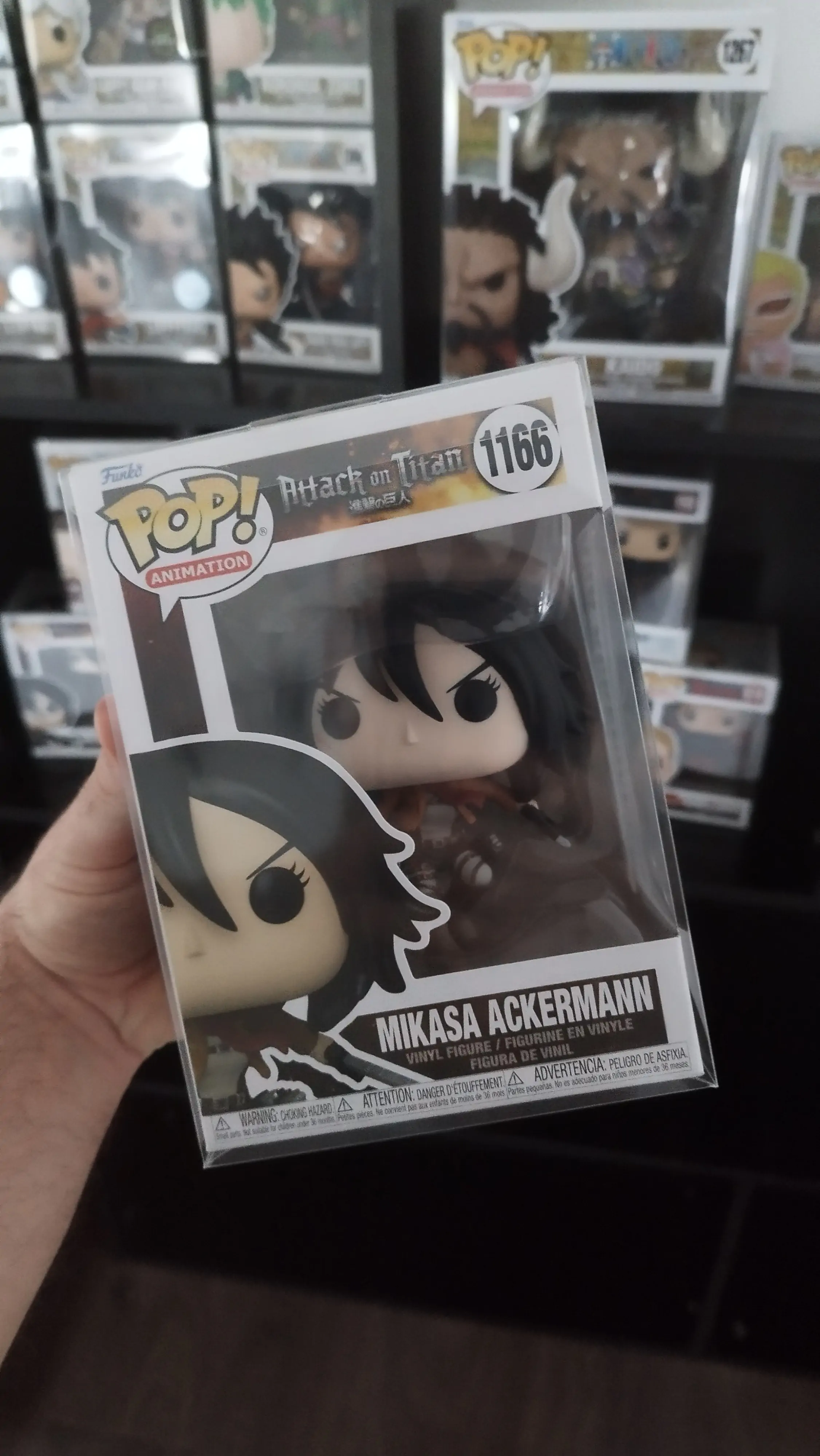 Attack on Titan POP! Animation Vinyl Figura Mikasa Ackerman s Mačevima 9 cm fotografija proizvoda