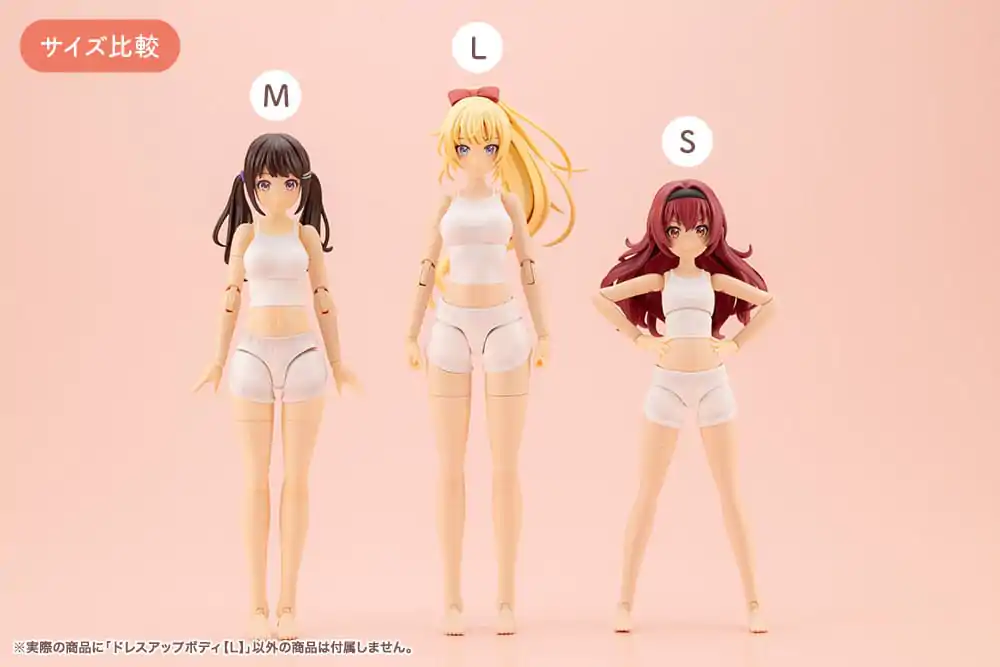 Sousai Shojo Teien set dodataka za akcijske figure veličine tijela 1/10 Dress Up veličine L fotografija proizvoda