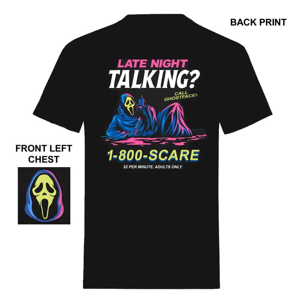 Scream majica Ghost Face Late Night Talking fotografija proizvoda