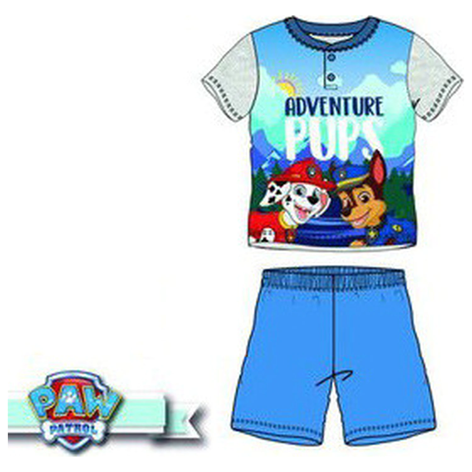 Paw Patrol Adventure Pups kratke dječje pidžame fotografija proizvoda