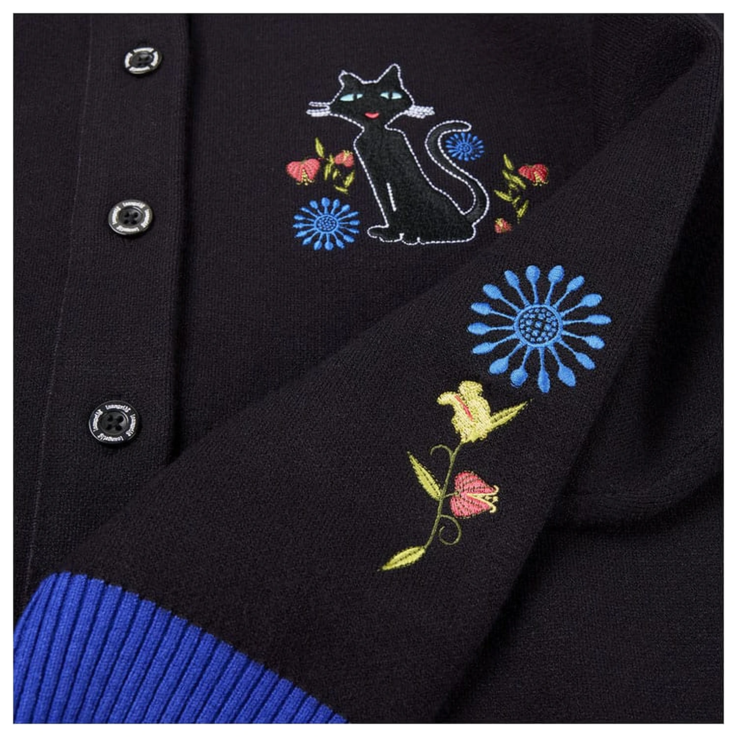 Pixar Coraline by Loungefly Kardigan Unisex Ovratnik Cat Dragonfly fotografija proizvoda