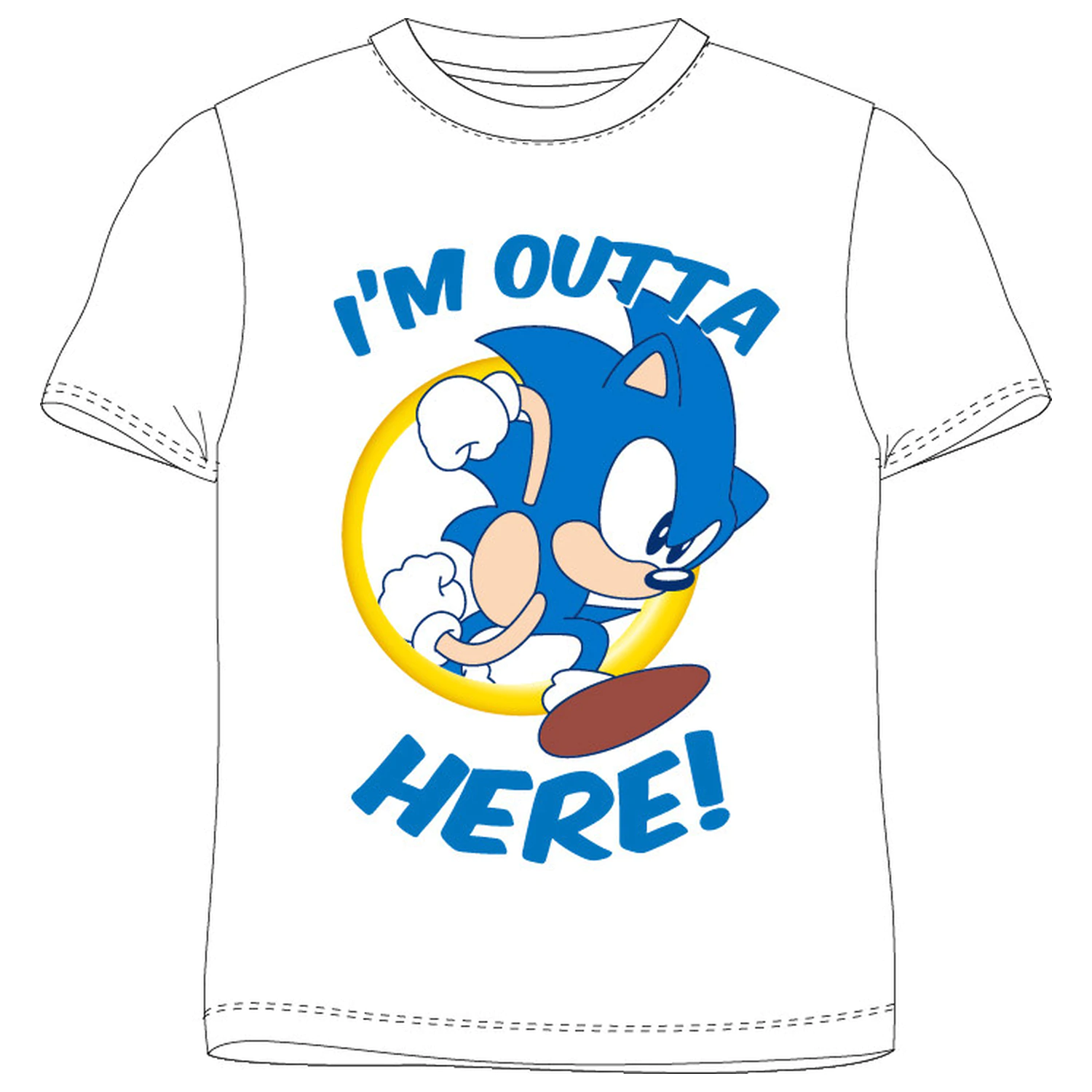 Sonic Here kratka majica, gornji dio fotografija proizvoda