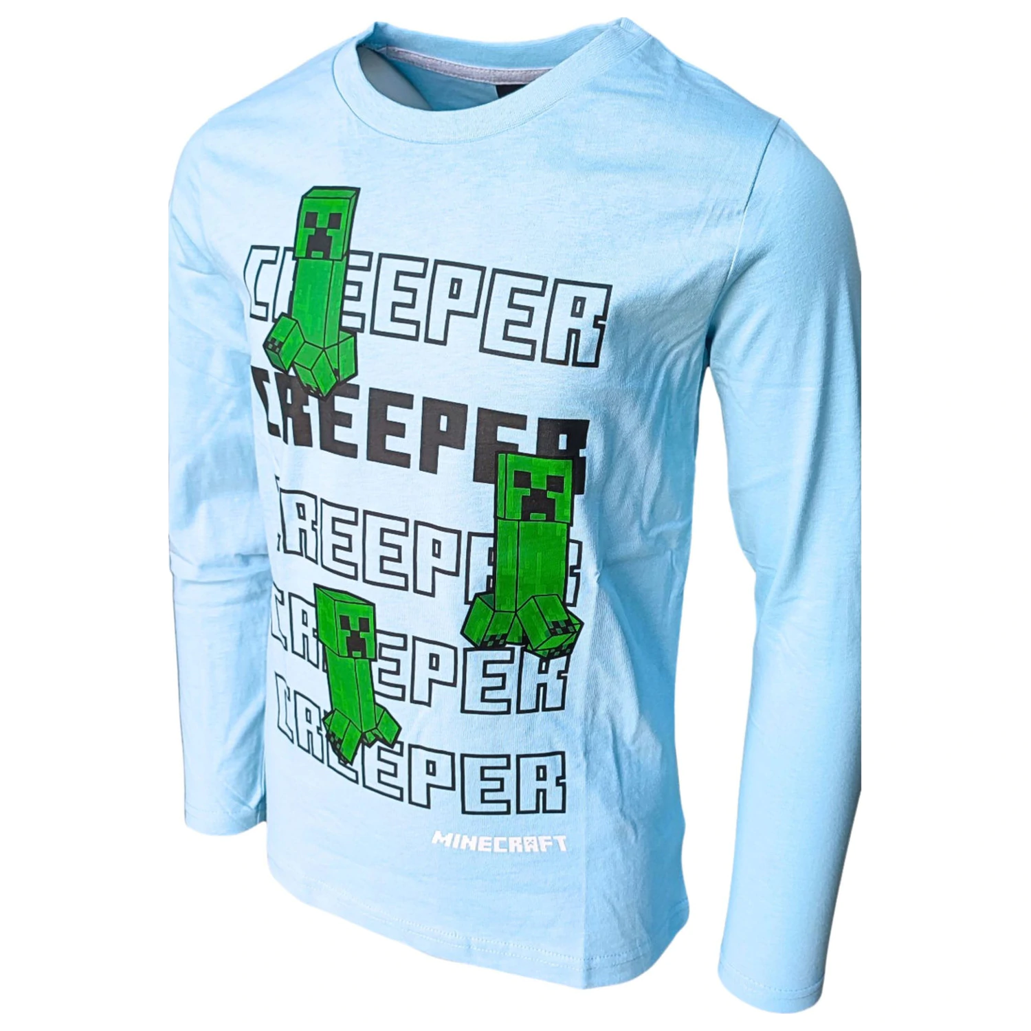 Minecraft Creeper Dječja majica dugih rukava fotografija proizvoda
