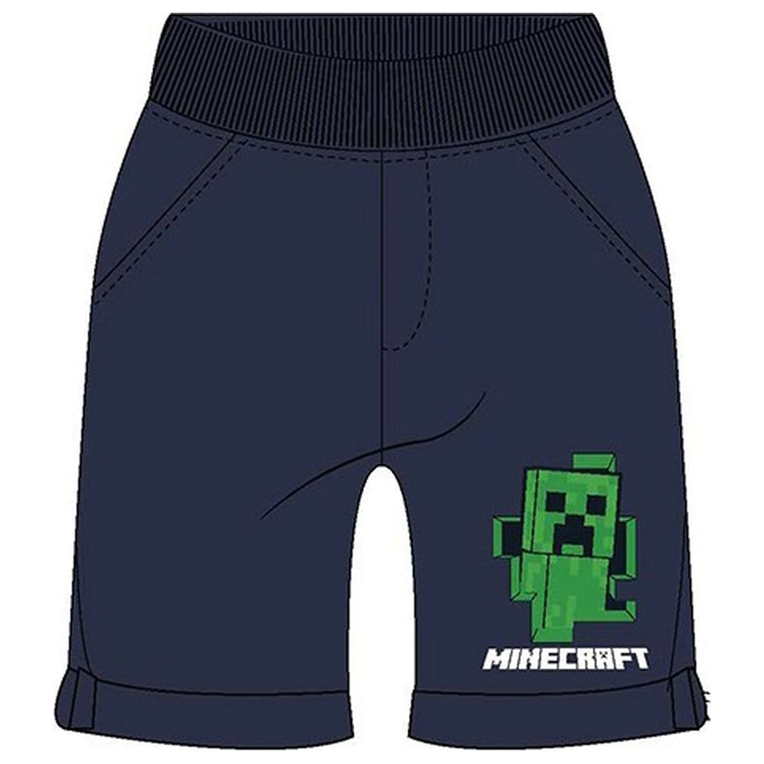 Minecraft Creeper Clash dječje kratke hlače fotografija proizvoda