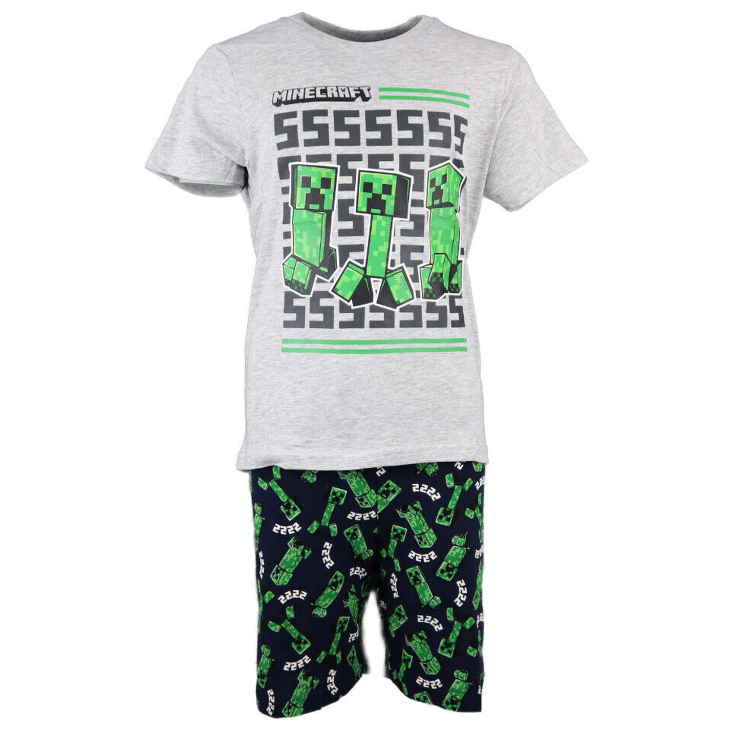 Minecraft Creeper Dreams Kids kratka pidžama fotografija proizvoda