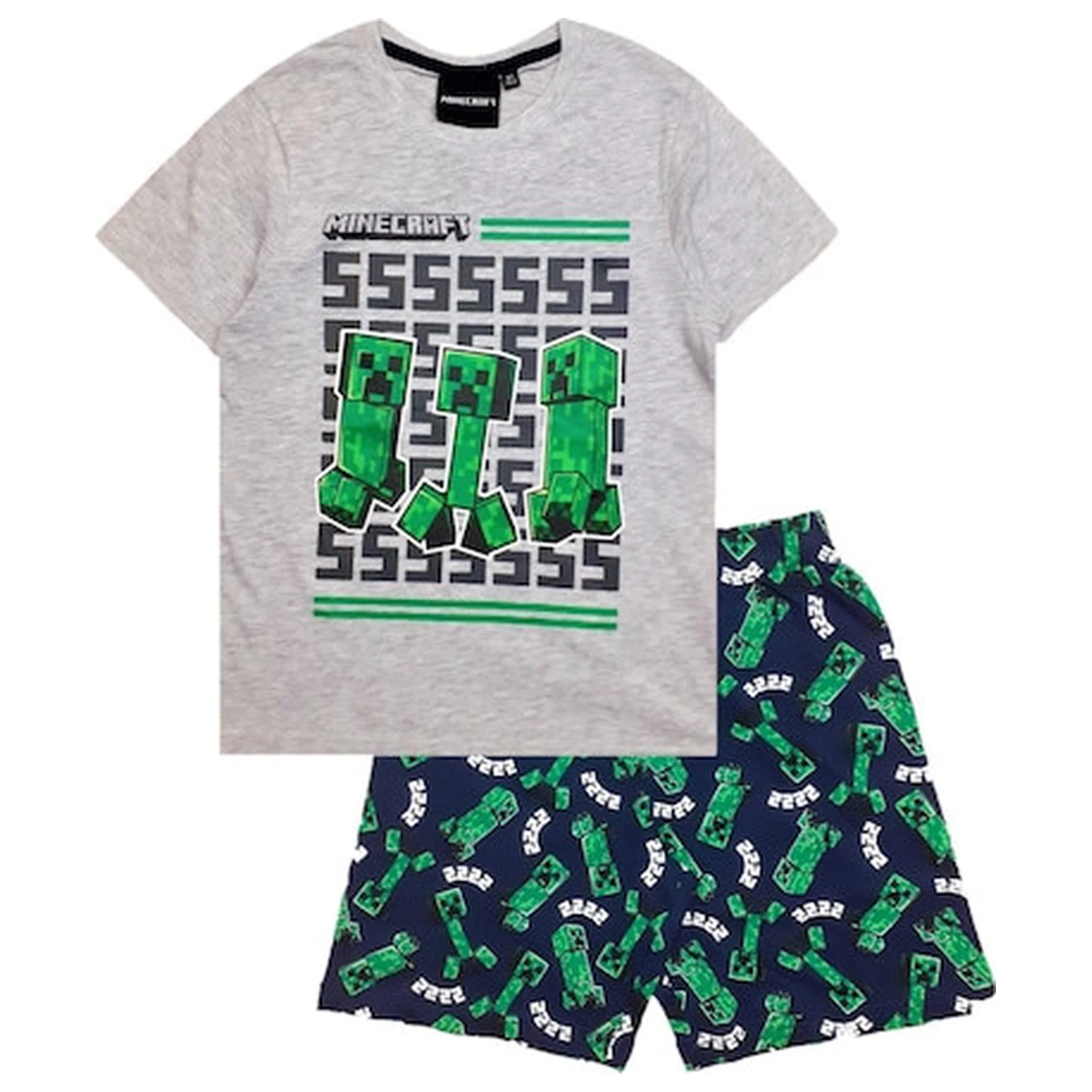 Minecraft Creeper Dreams Kids kratka pidžama fotografija proizvoda