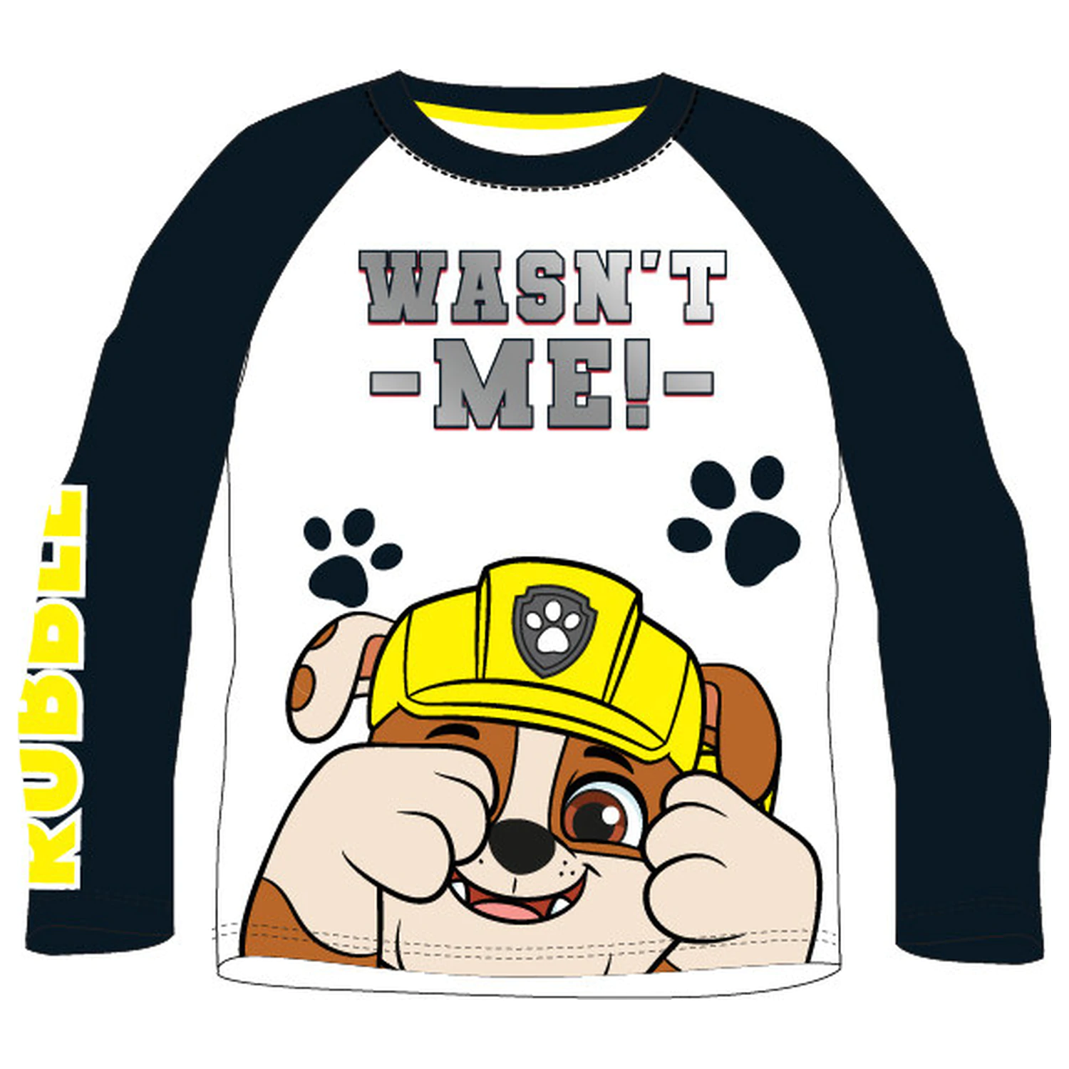 PAW Patrol Crna Dječja majica dugih rukava, Gornji dio fotografija proizvoda