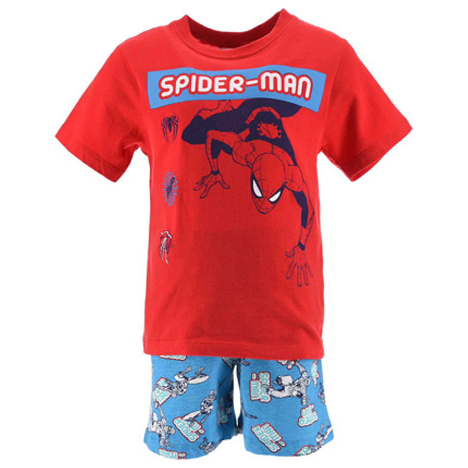 Spider-Man Climb Red kratka pidžama za djecu fotografija proizvoda