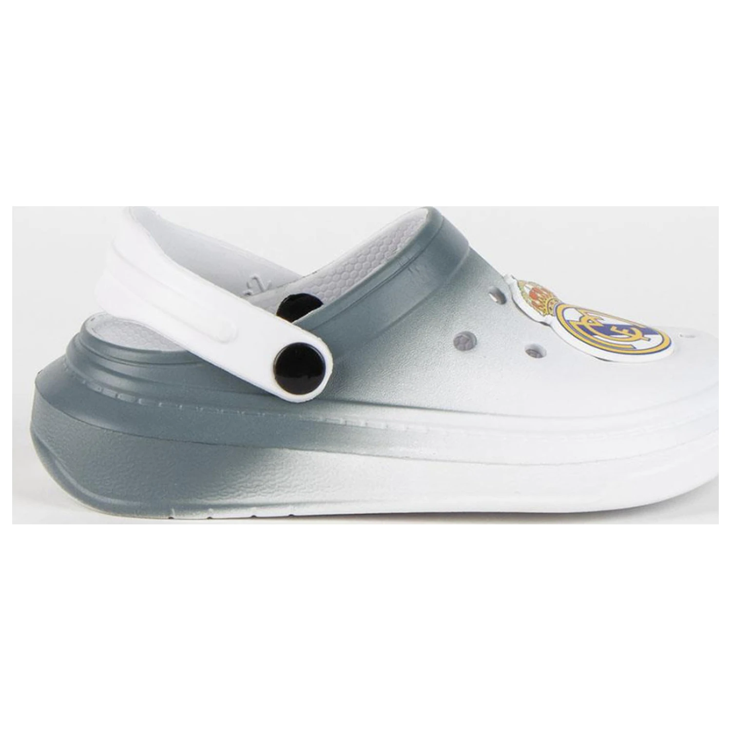 Real Madrid grb bijele dječje papuče, klompe fotografija proizvoda