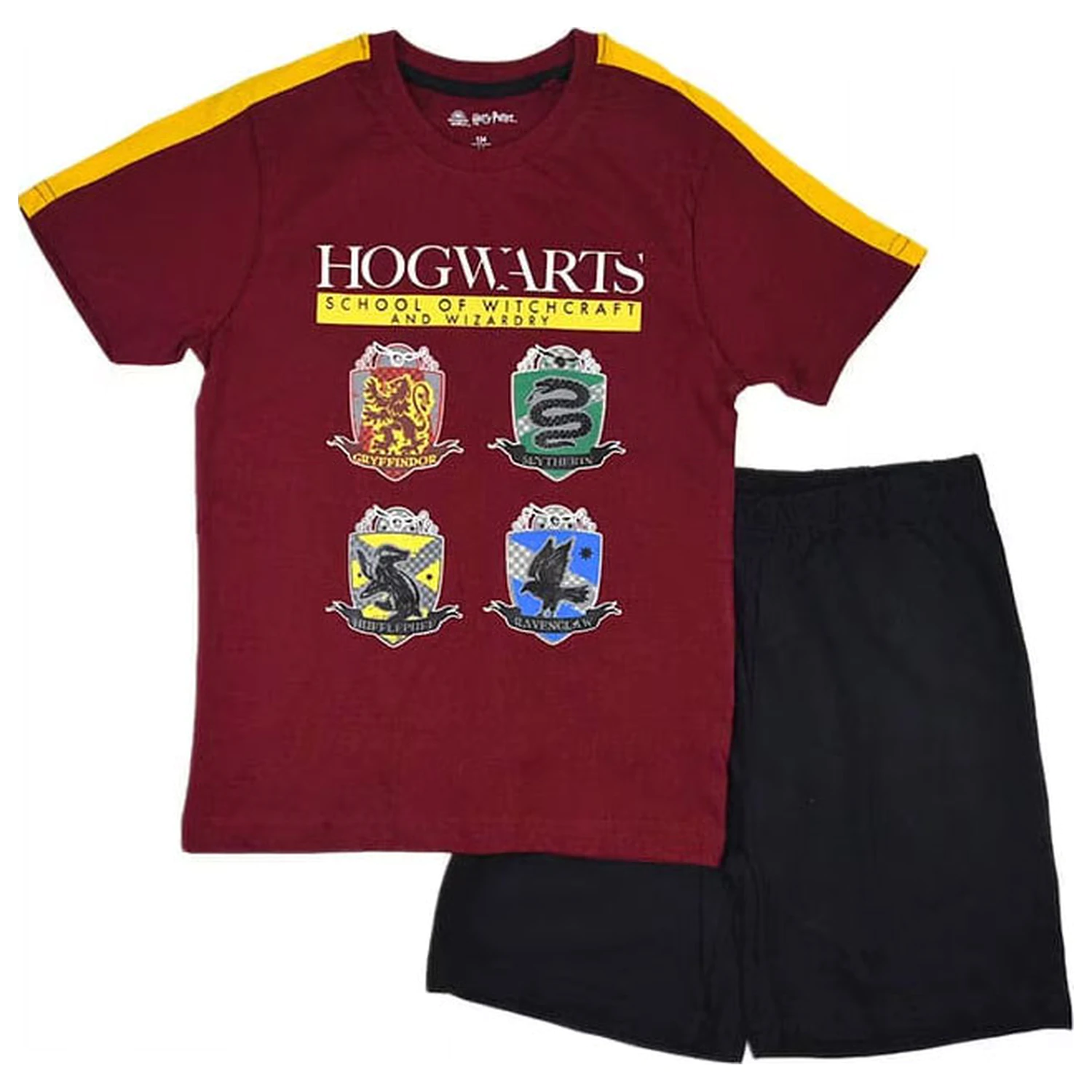 Harry Potter Witchcraft crvena kratka pidžama za djecu fotografija proizvoda