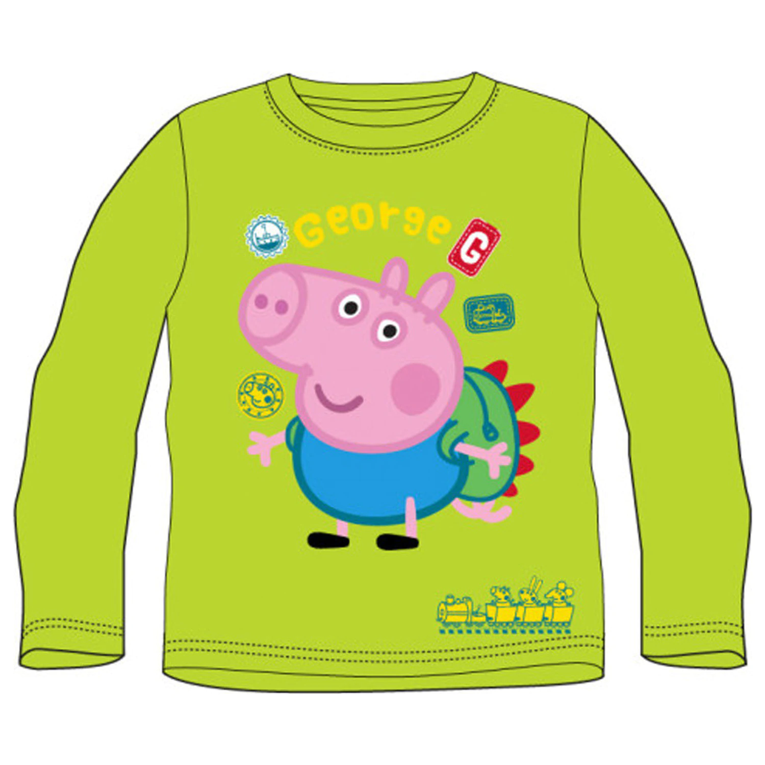 Peppa Pig George Travel Kids dugih rukava majica fotografija proizvoda