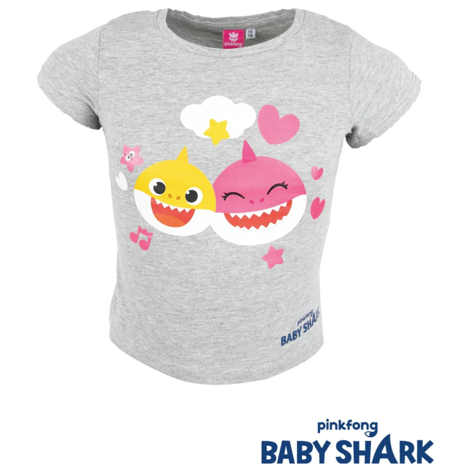 Baby Shark Fun Grey Dječja majica kratkih rukava fotografija proizvoda