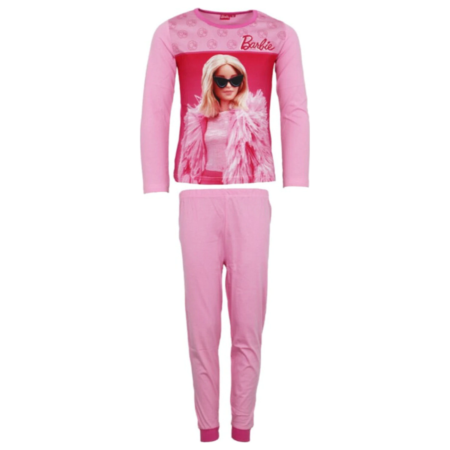 Barbie Elegant Light Pink duge pidžame za djecu fotografija proizvoda