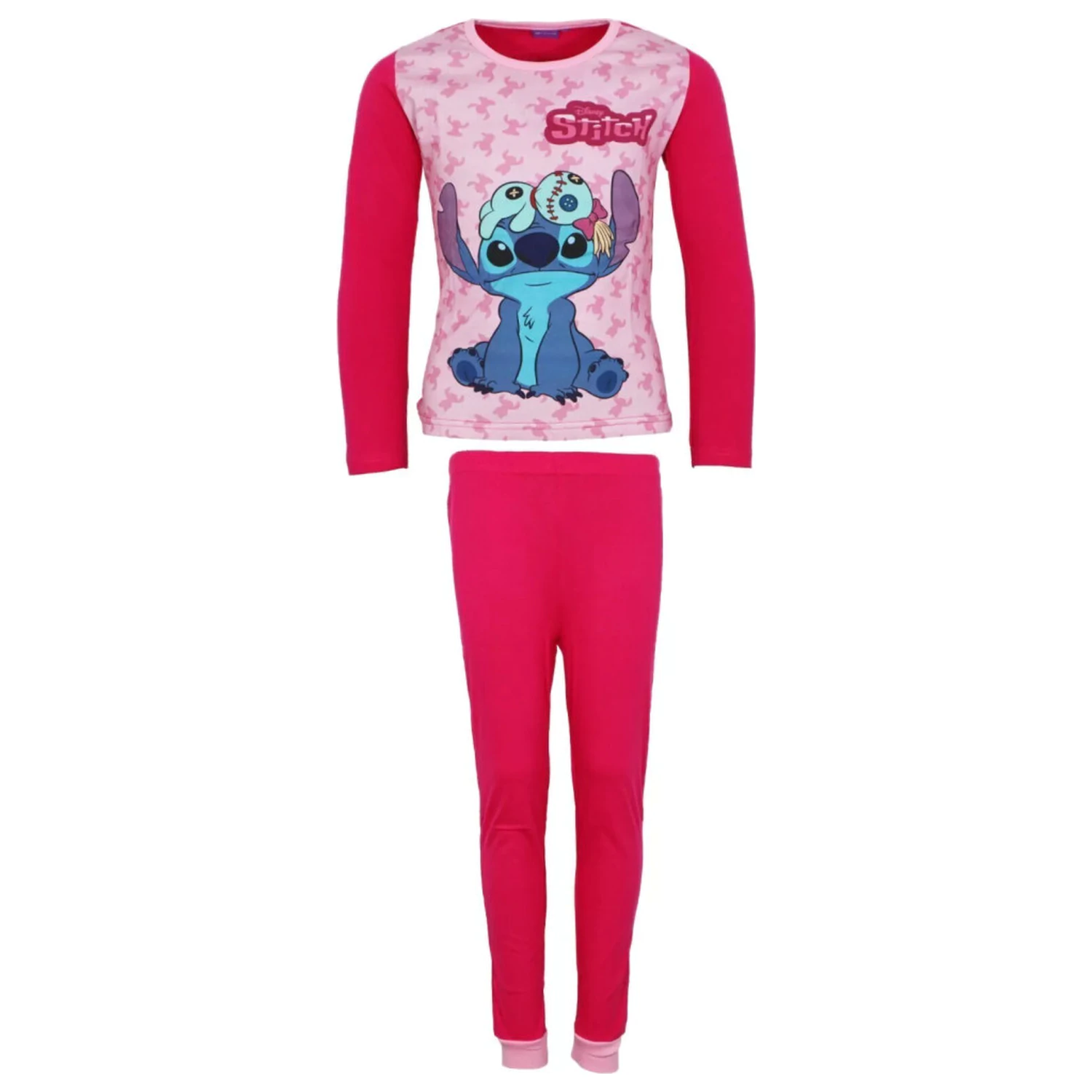 Stitch Scrump Pink Dječje duge pidžame fotografija proizvoda