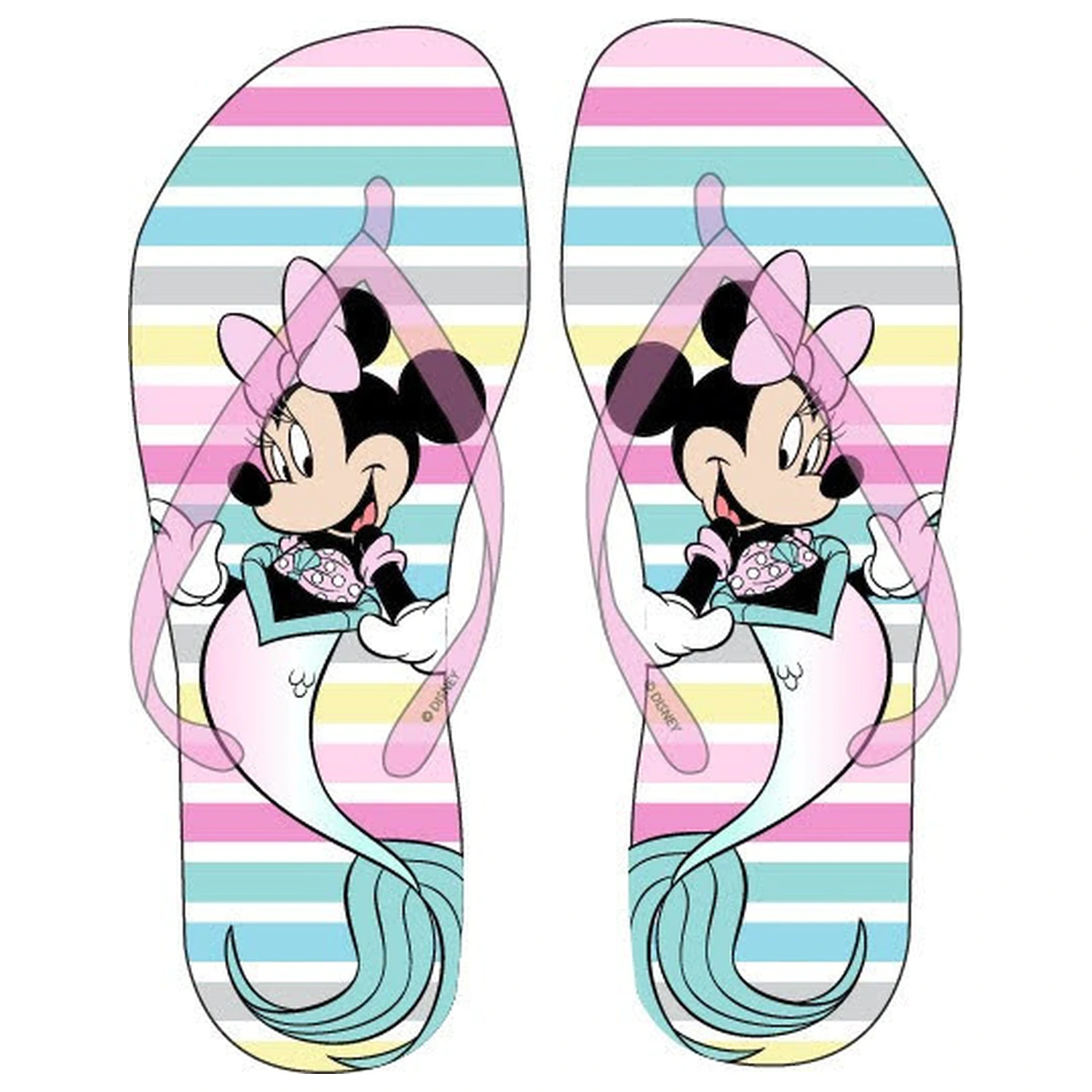 Disney Minnie Mermaid dječje japanke, veličina fotografija proizvoda