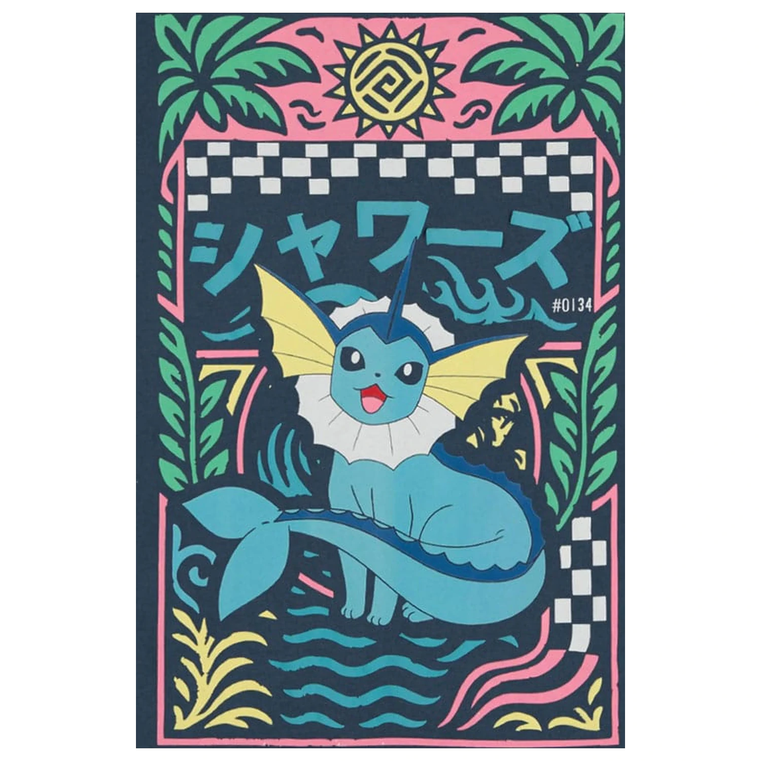 Pokémon Majica Navy Vaporeon fotografija proizvoda