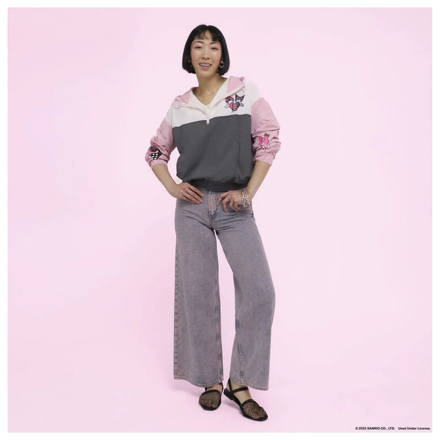 Sanrio by Loungefly vjetrovka jakna My Melody and Kuromi fotografija proizvoda