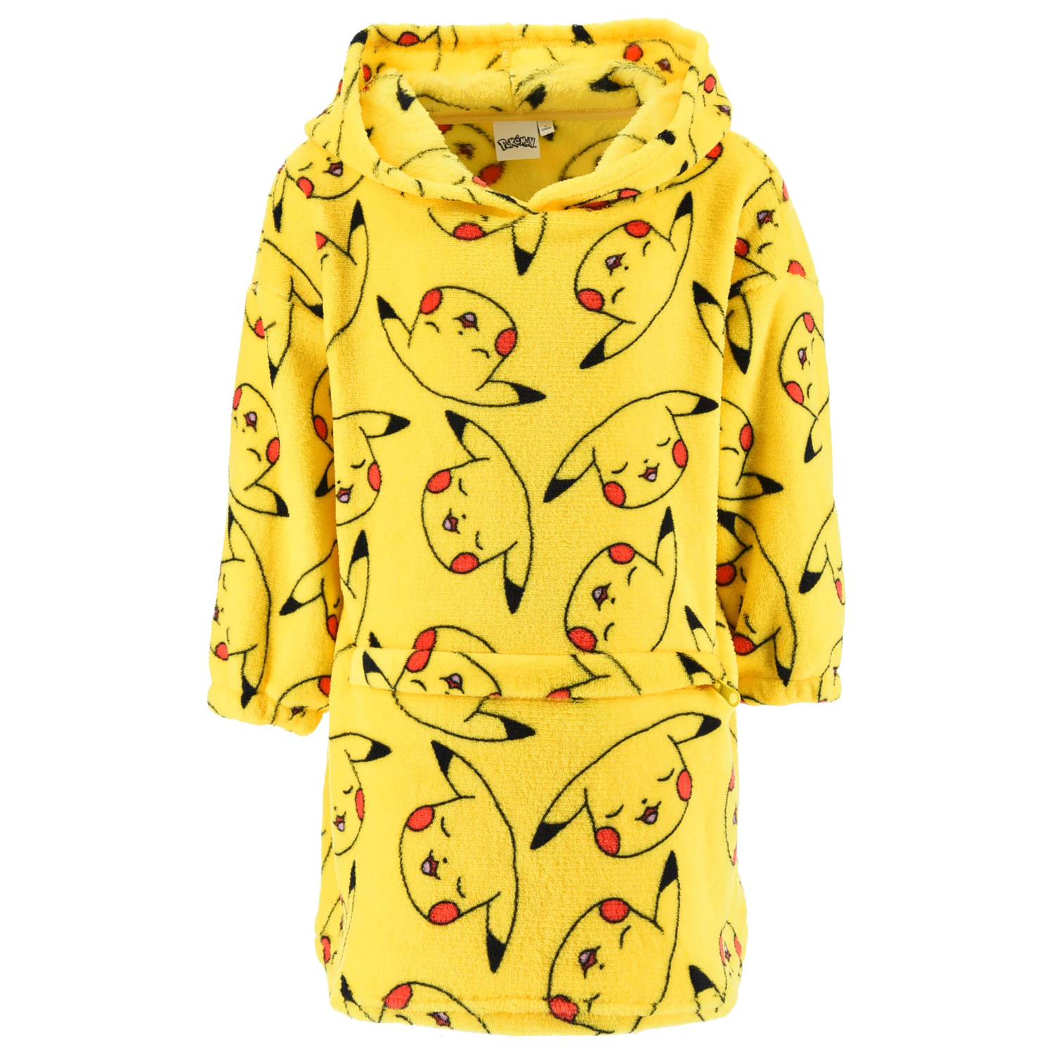 Pokemon Pikachu nosivi plišani poncho pokrivač od flisa fotografija proizvoda